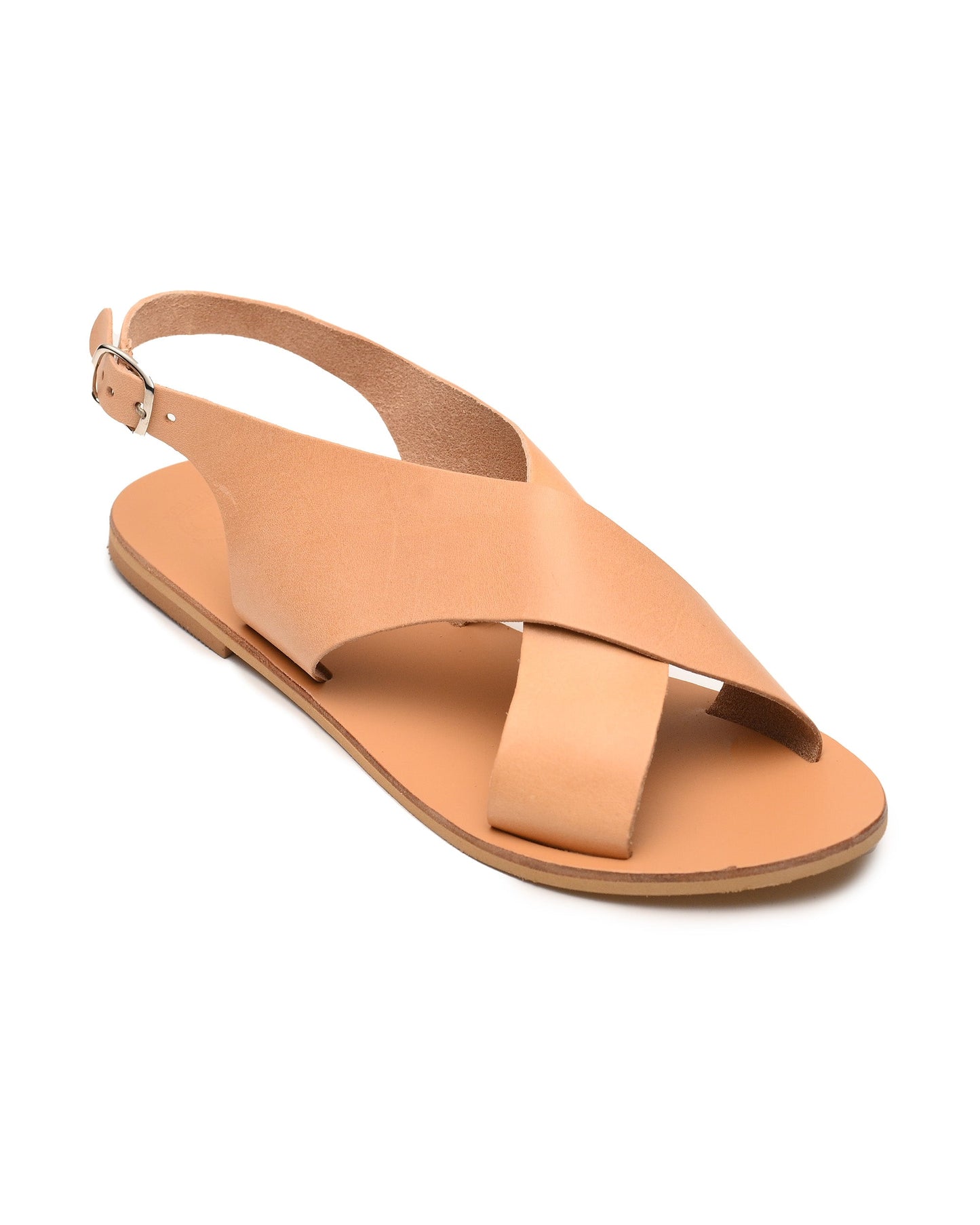 Women Leather Sandals, Bianca - PinkyPromiseAccs