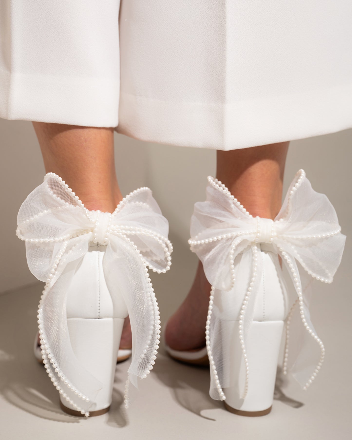 bridal shoes block heel