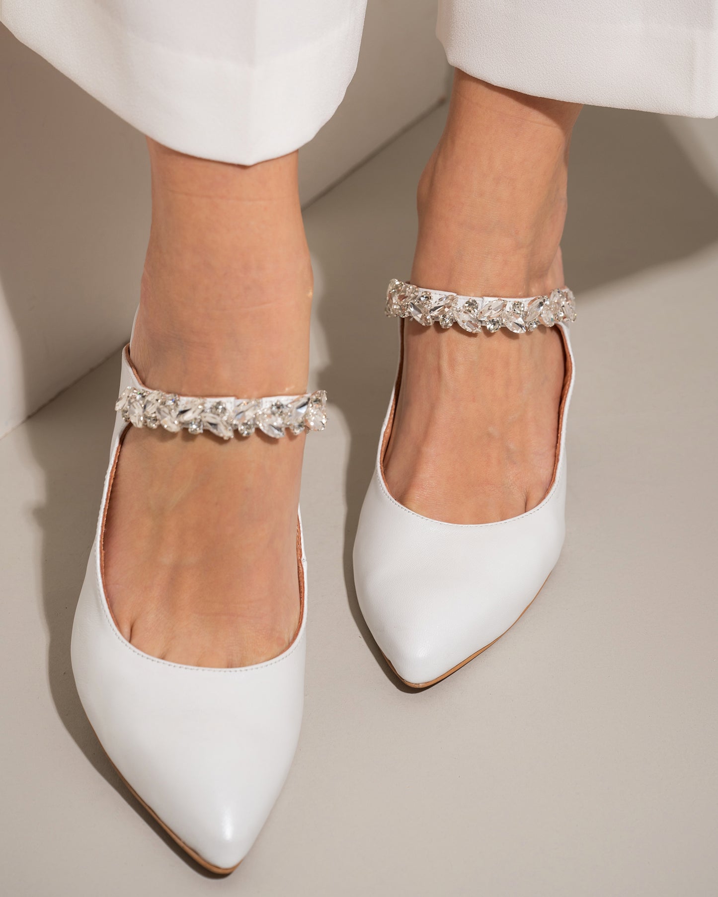 leather wedding shoes