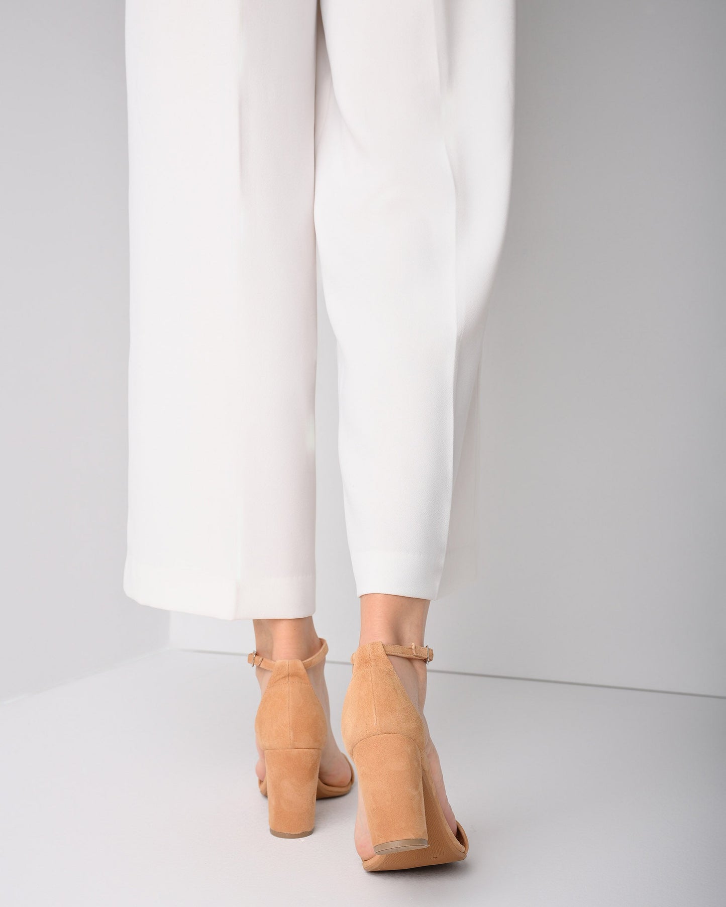 Brown Suede Women Heels, Aurelia - PinkyPromiseAccs