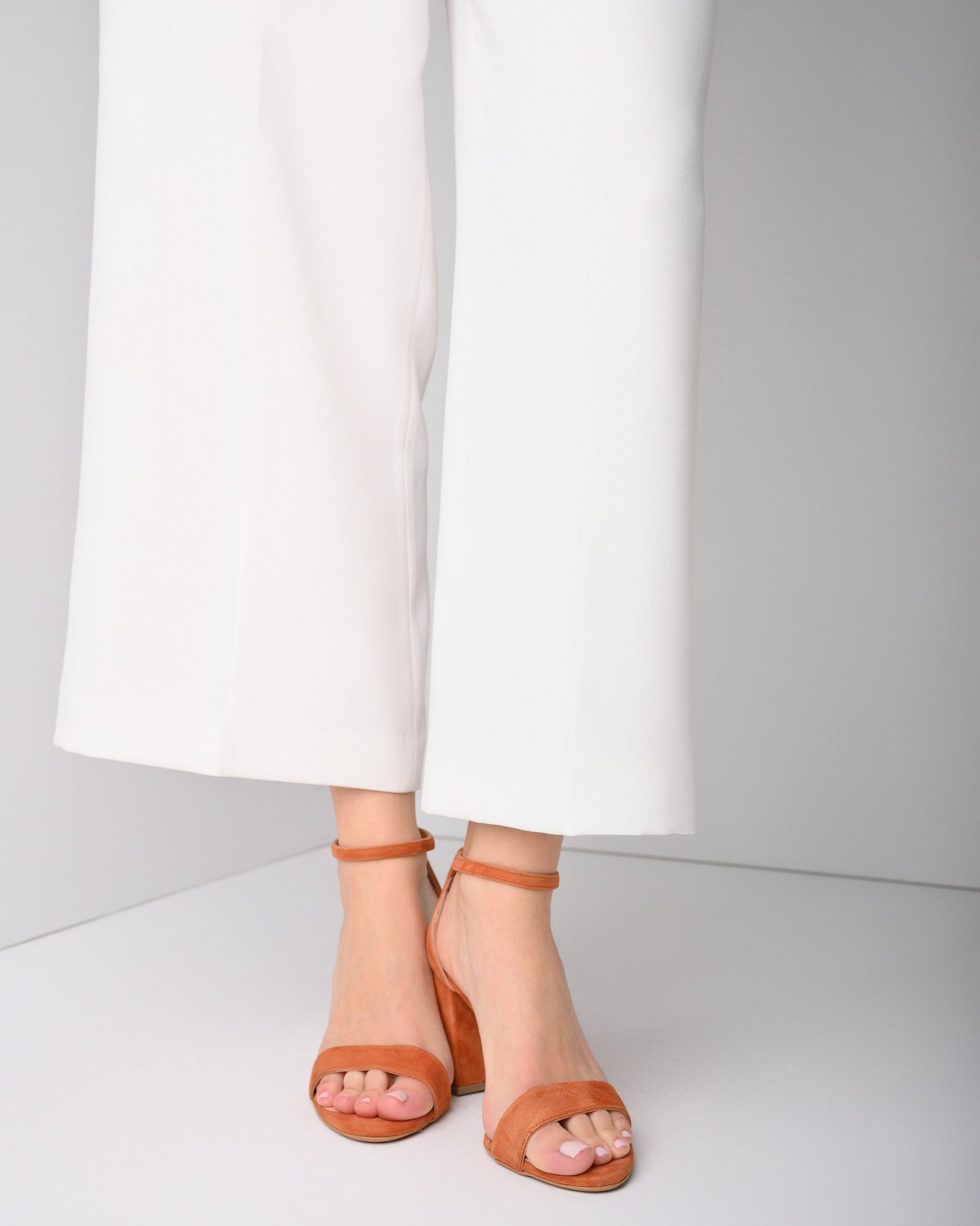 Copper Suede Women Heels, Aurelia - PinkyPromiseAccs