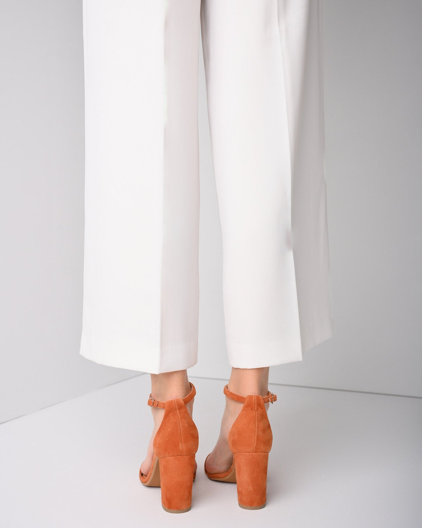 Copper Suede Women Heels, Aurelia - PinkyPromiseAccs