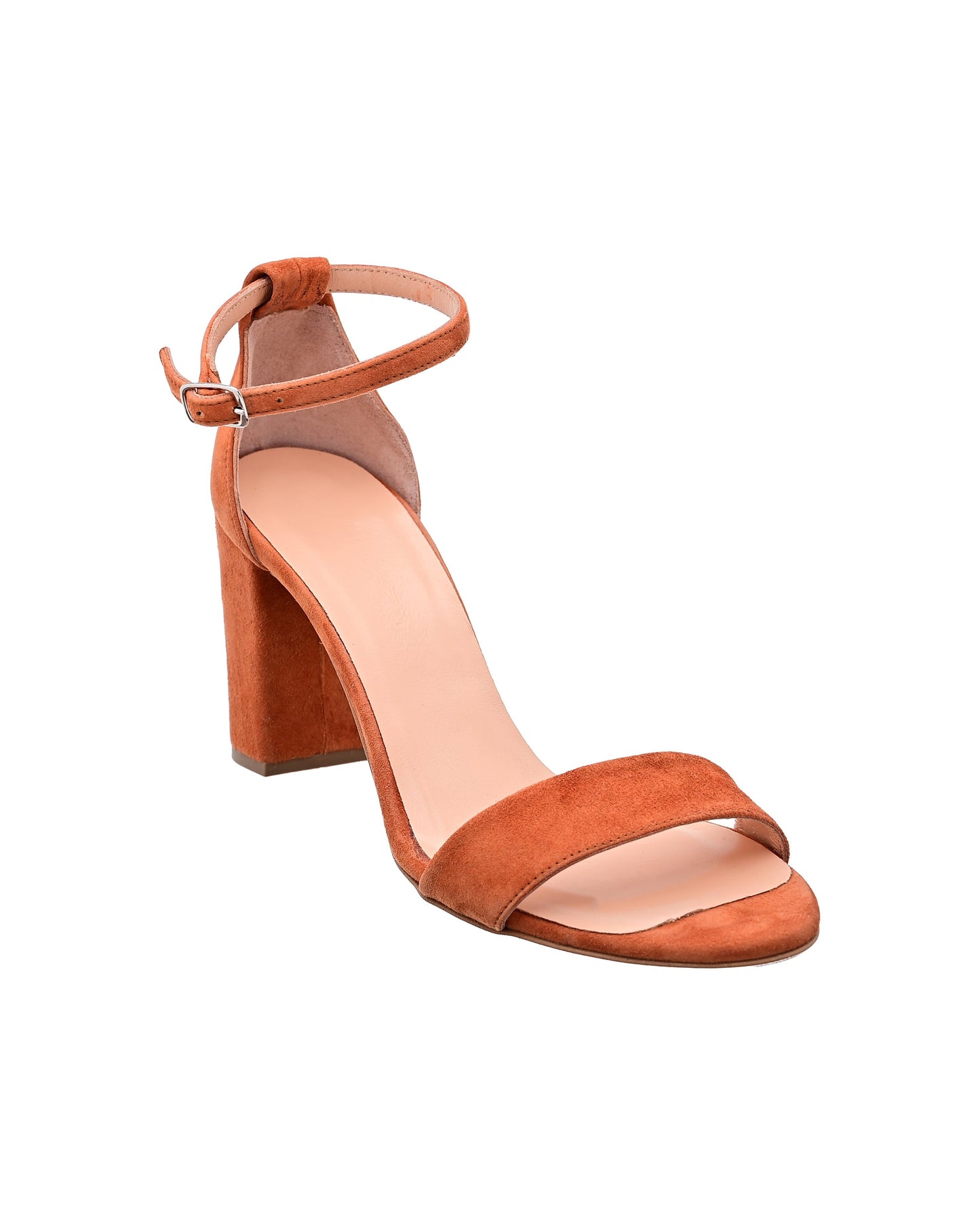 Copper Suede Women Heels, Aurelia - PinkyPromiseAccs