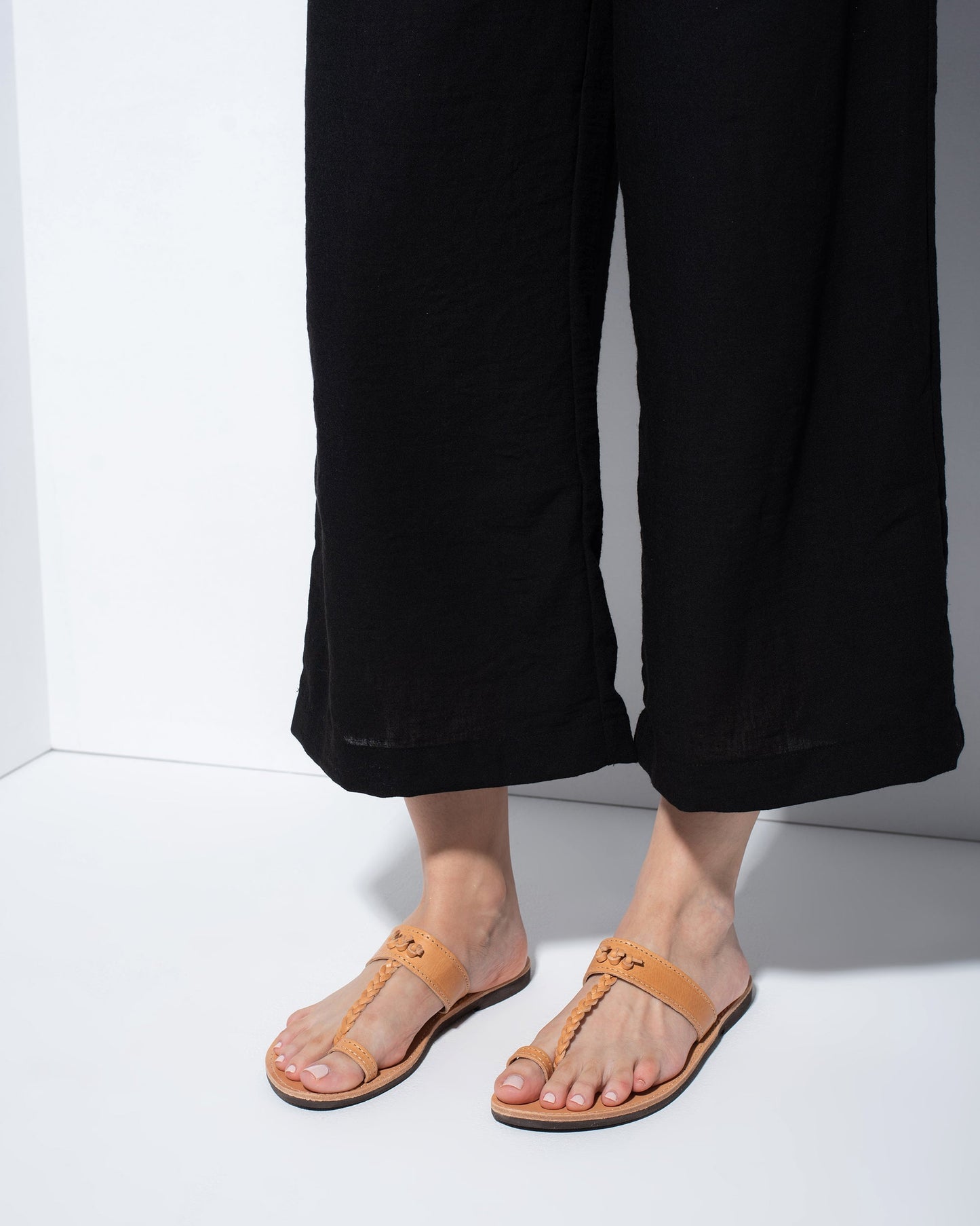Women Leather Sandals, Chloe - PinkyPromiseAccs