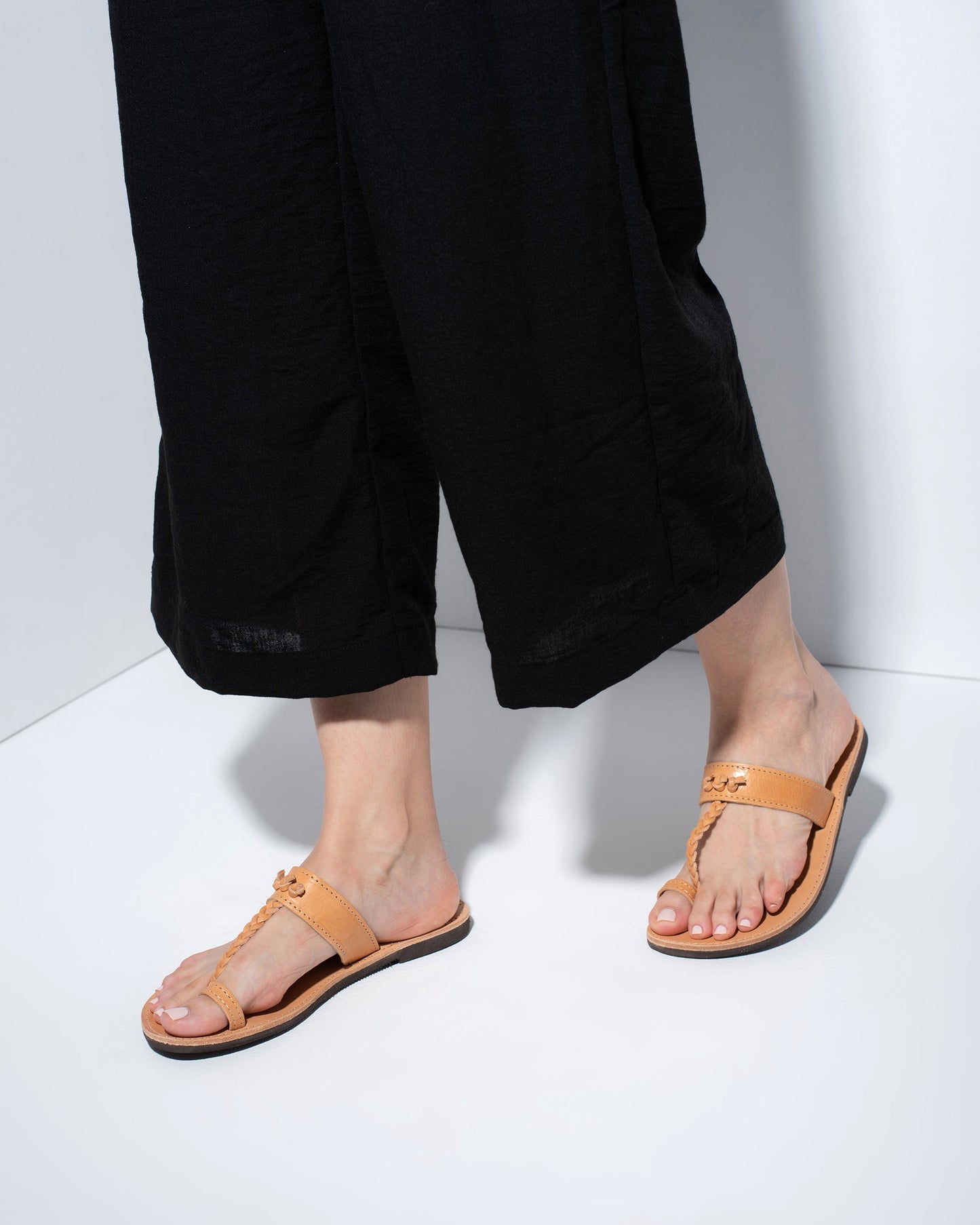 Women Leather Sandals, Chloe - PinkyPromiseAccs