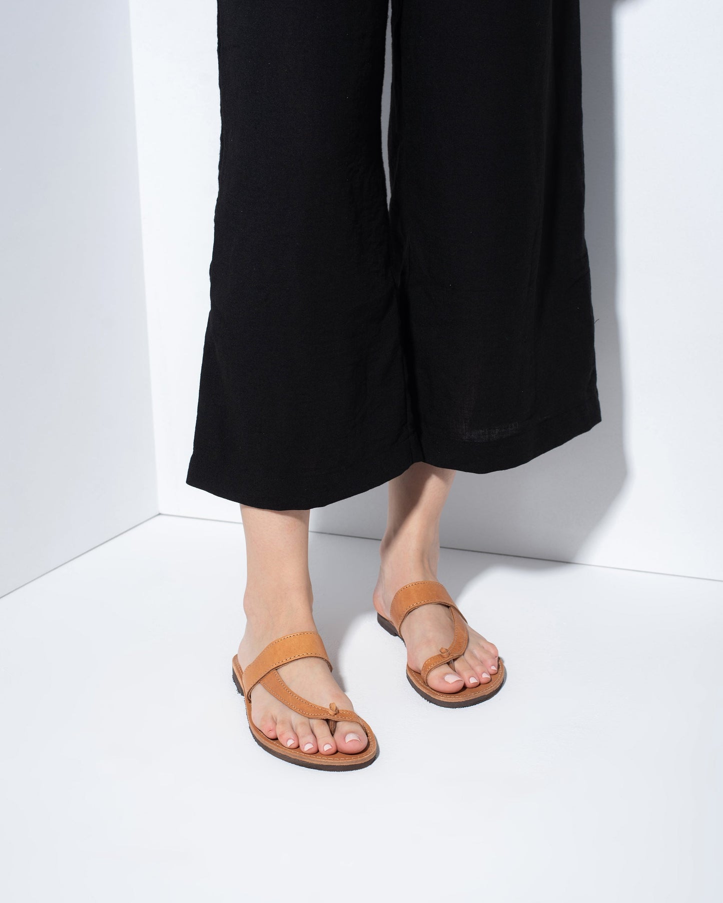 Women Leather Sandals, Julia - PinkyPromiseAccs