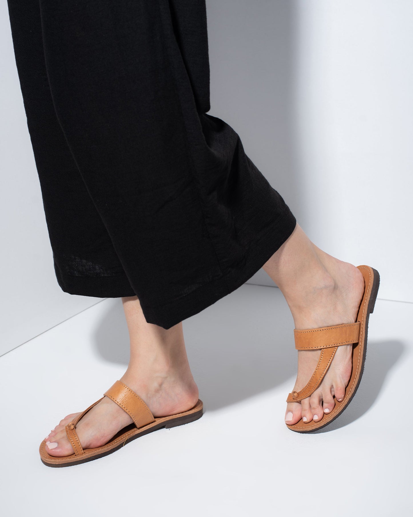 Women Leather Sandals, Julia - PinkyPromiseAccs