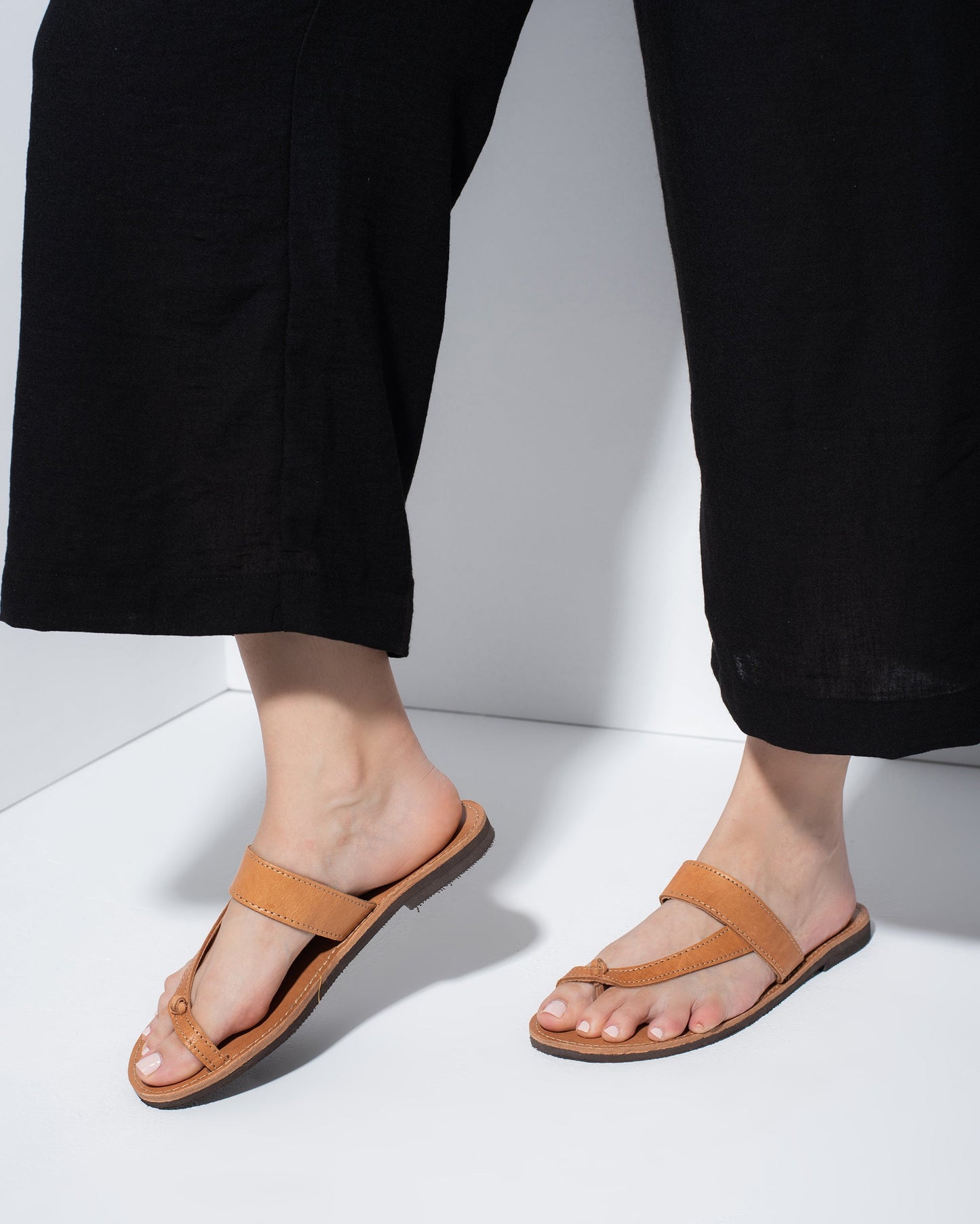 Women Leather Sandals, Julia - PinkyPromiseAccs