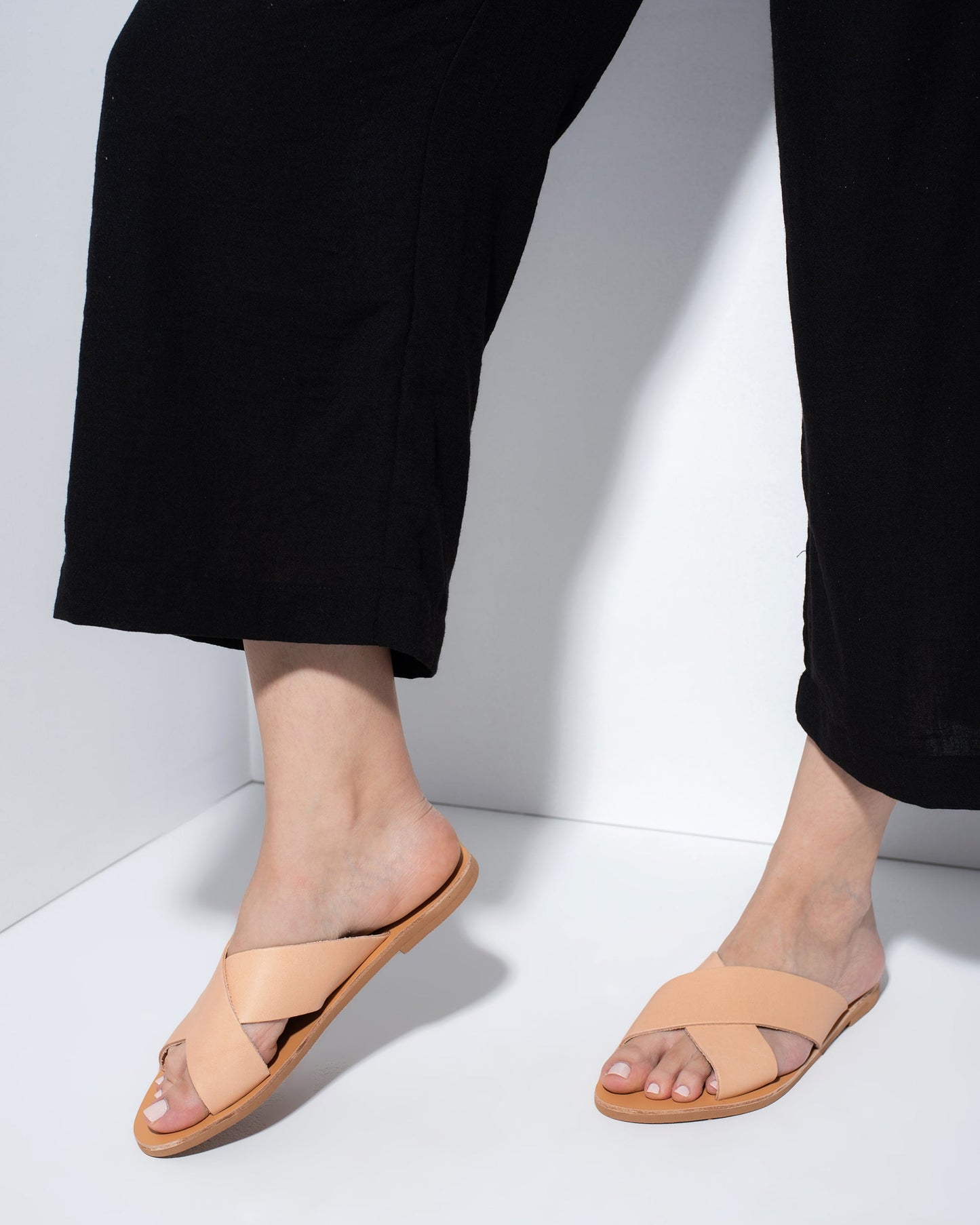 Womens Leather Sandals, Andromeda - PinkyPromiseAccs