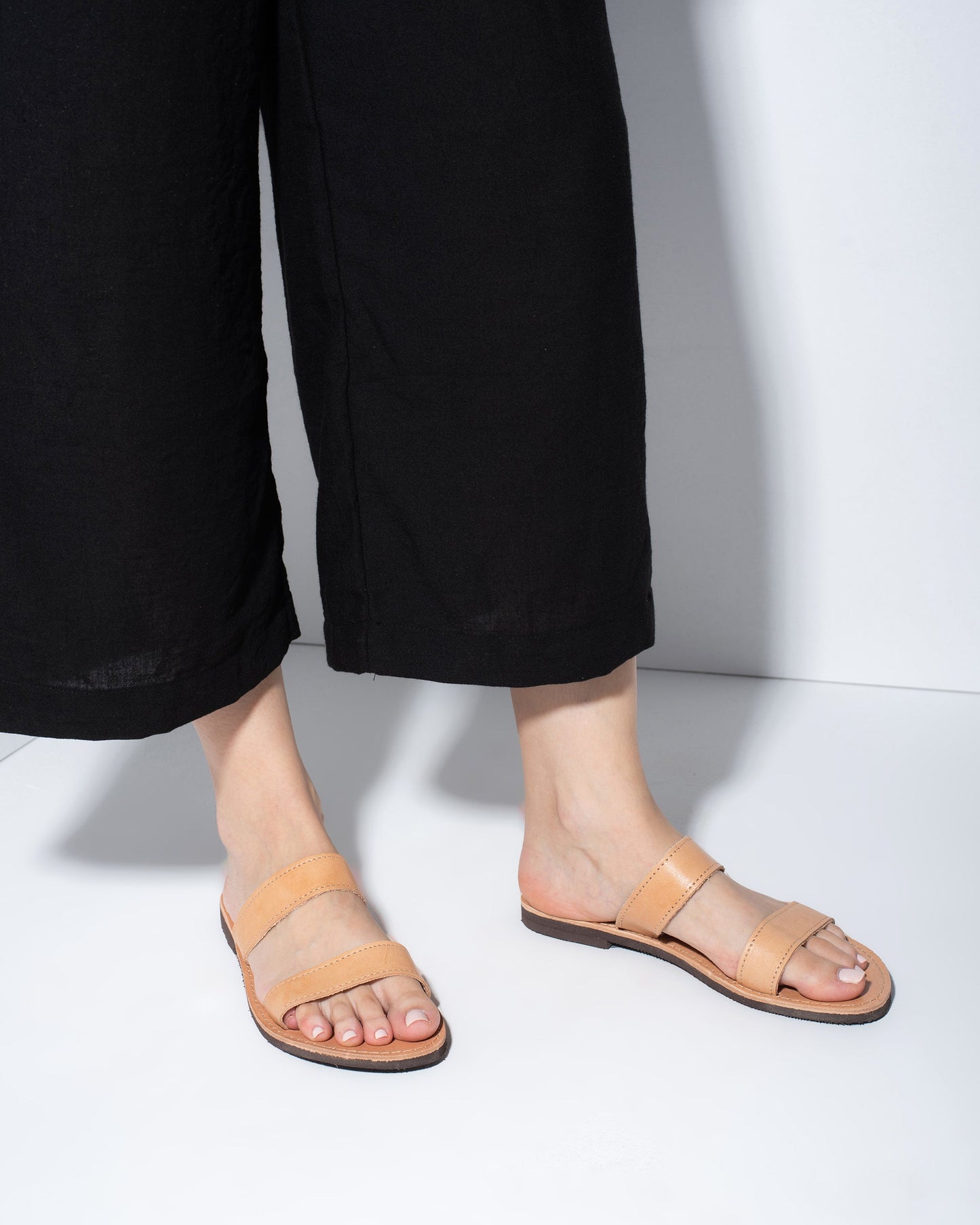 Women Leather Sandals, Una - PinkyPromiseAccs