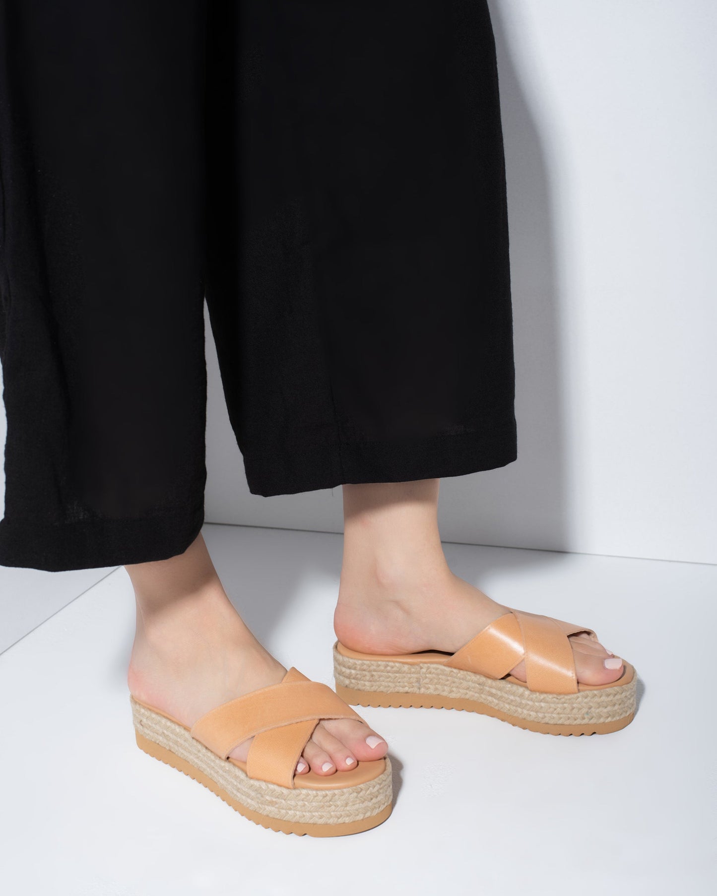 Leather Sandals, Samantha - PinkyPromiseAccs