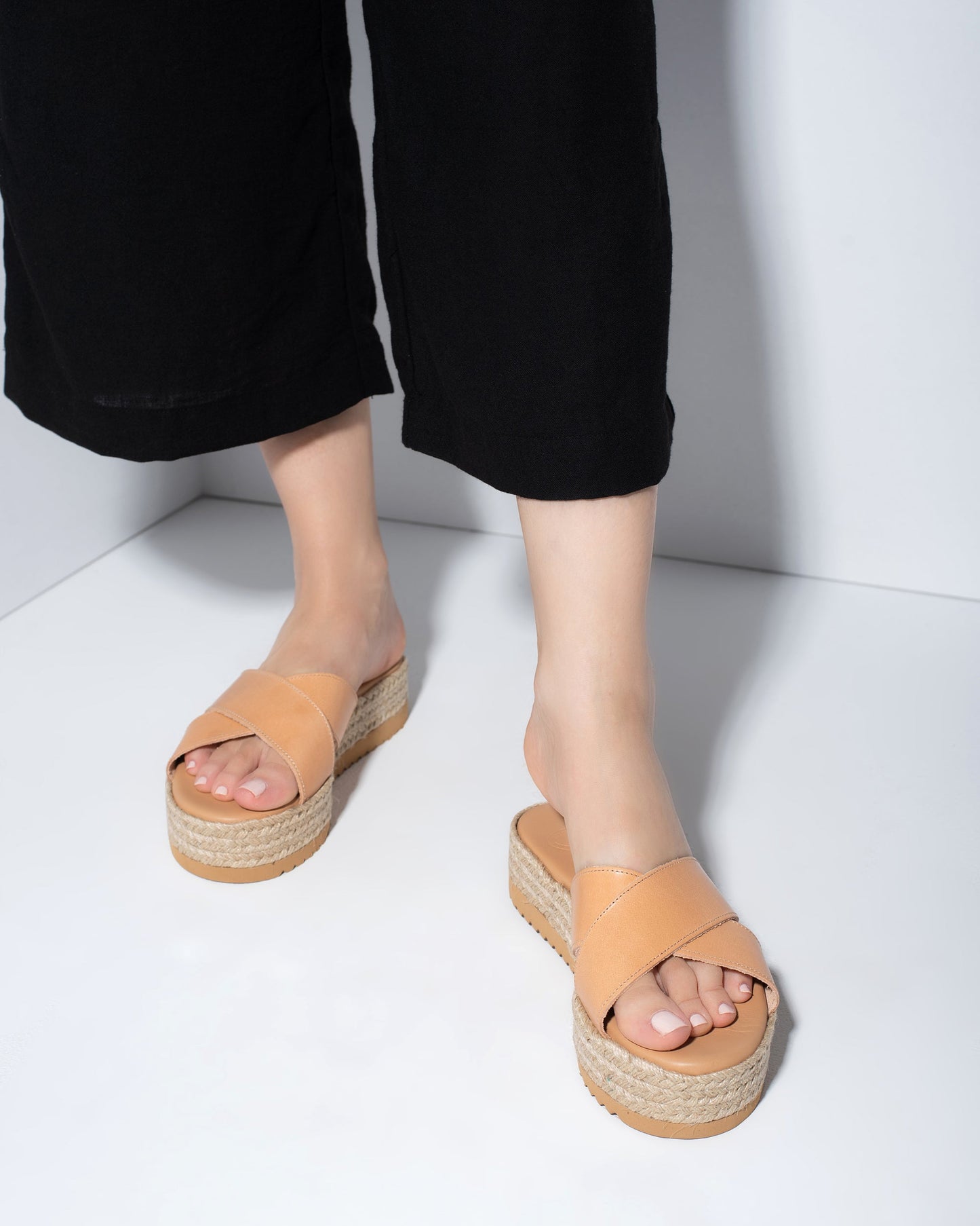 Leather Sandals, Samantha - PinkyPromiseAccs