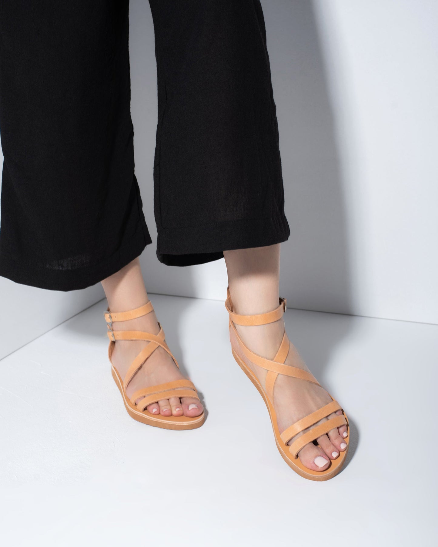 Wonen Leather Sandals, Joshephine - PinkyPromiseAccs