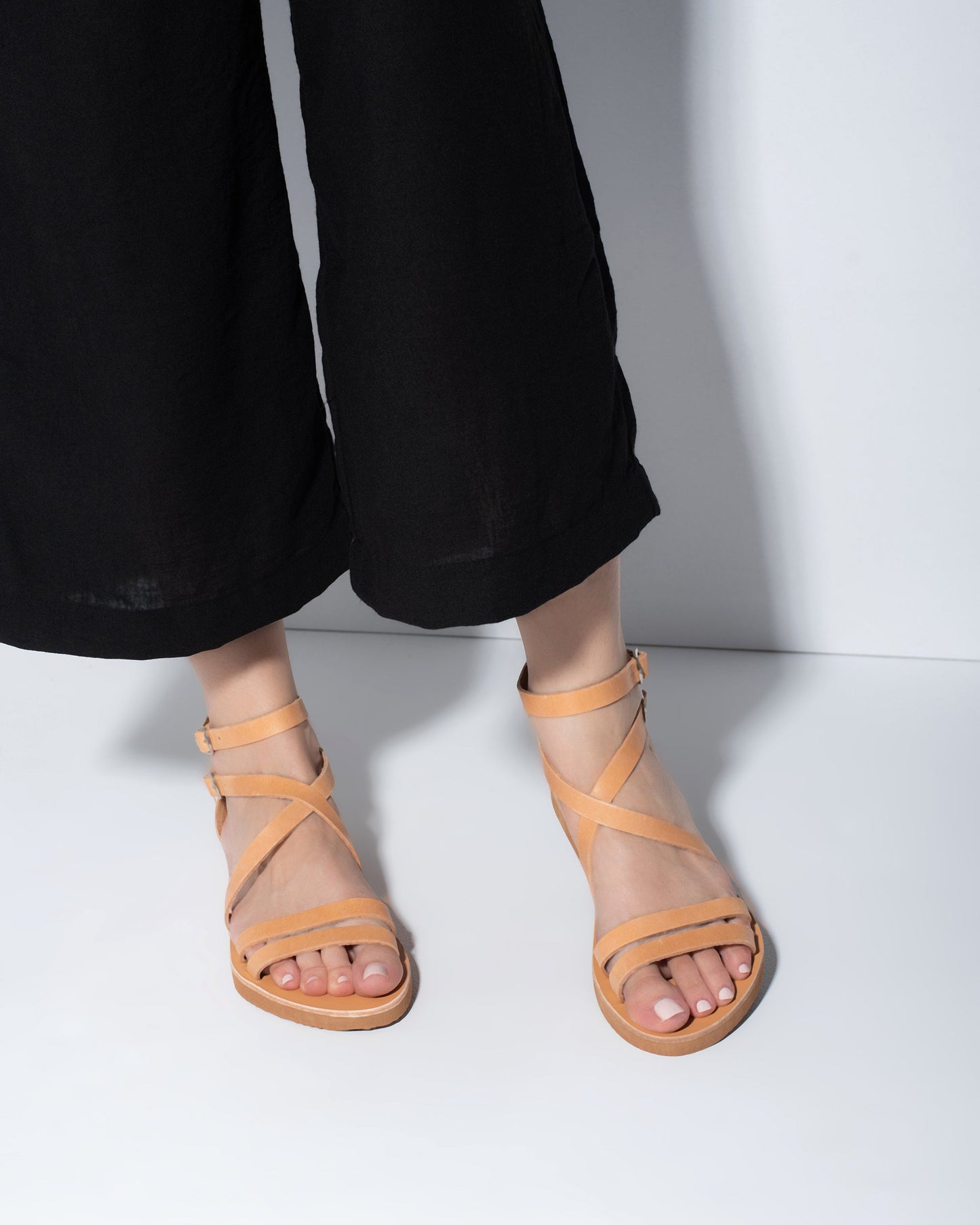 Wonen Leather Sandals, Joshephine - PinkyPromiseAccs