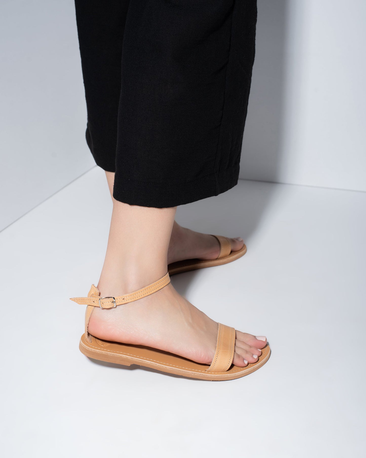 Women's Leather Sandals, Lydia - PinkyPromiseAccs