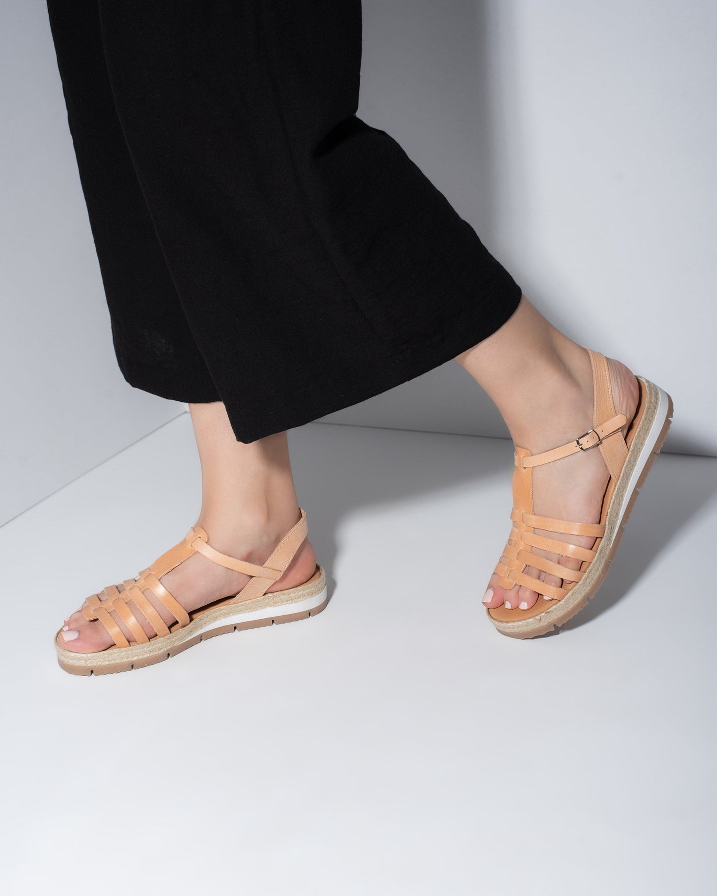 Women's Leather Sandals, Denice - PinkyPromiseAccs