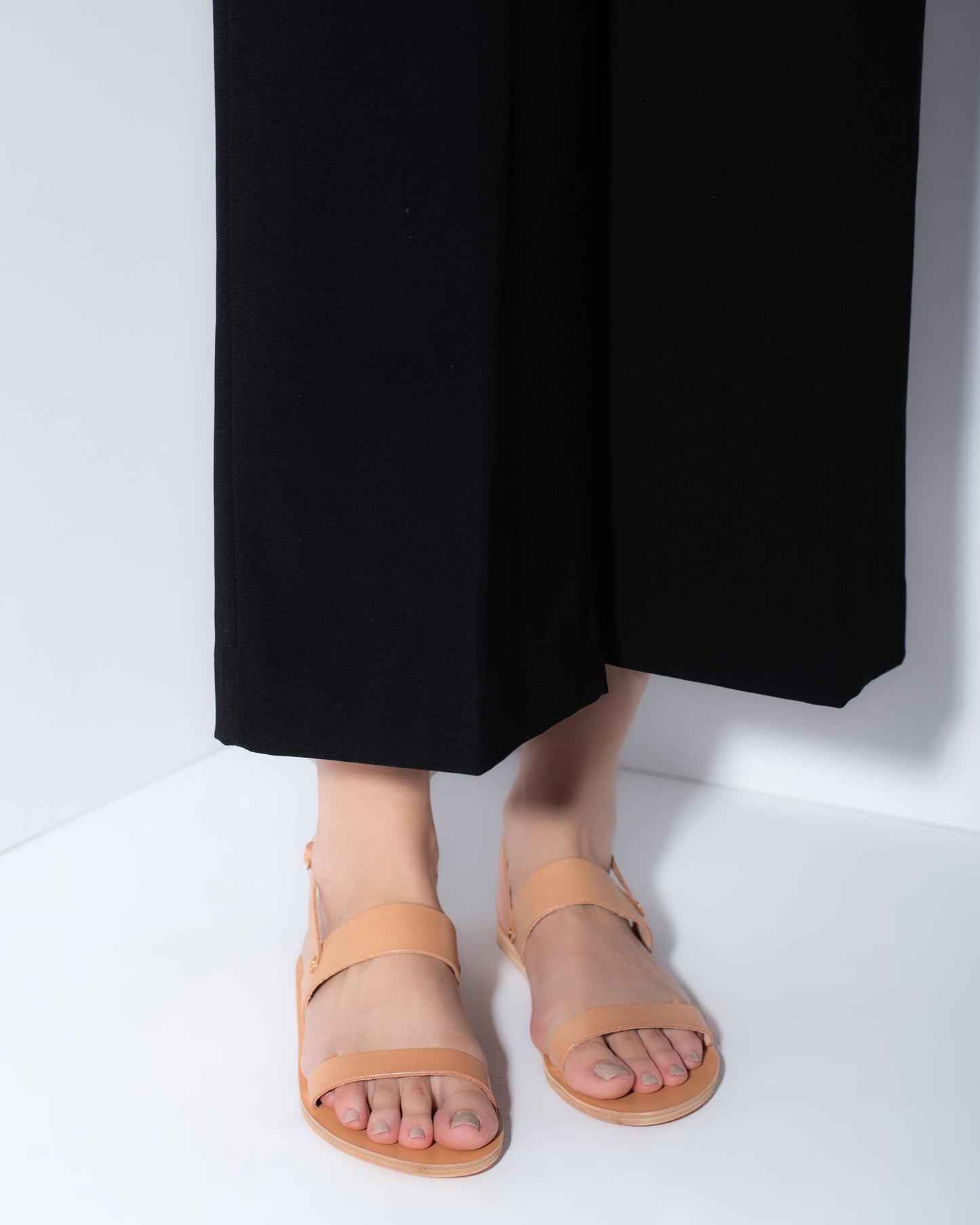 Women Leather Sandals, Janis - PinkyPromiseAccs