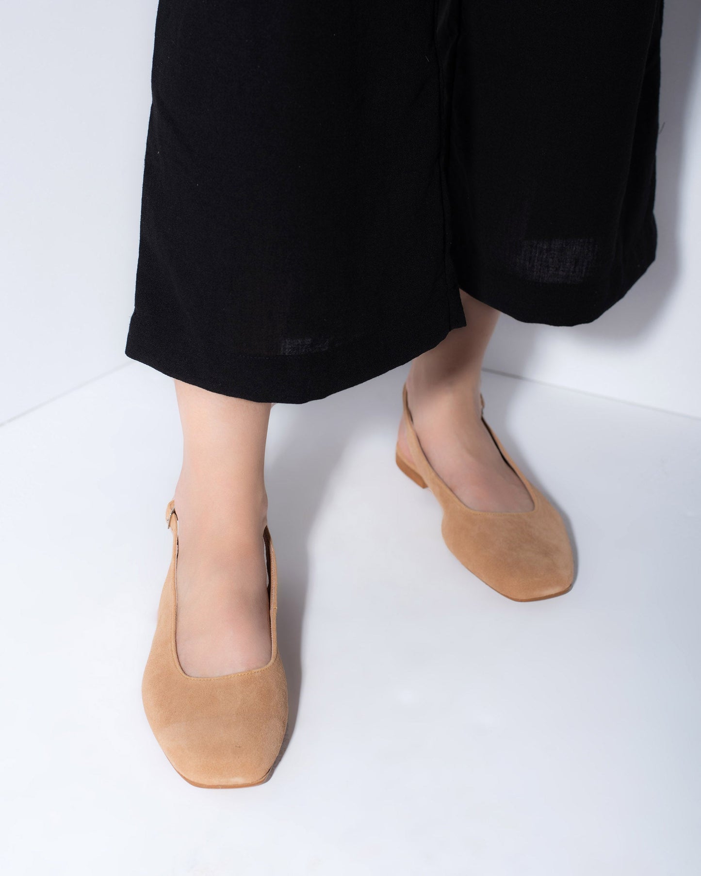 Beige Leather Shoes, Hailey - PinkyPromiseAccs
