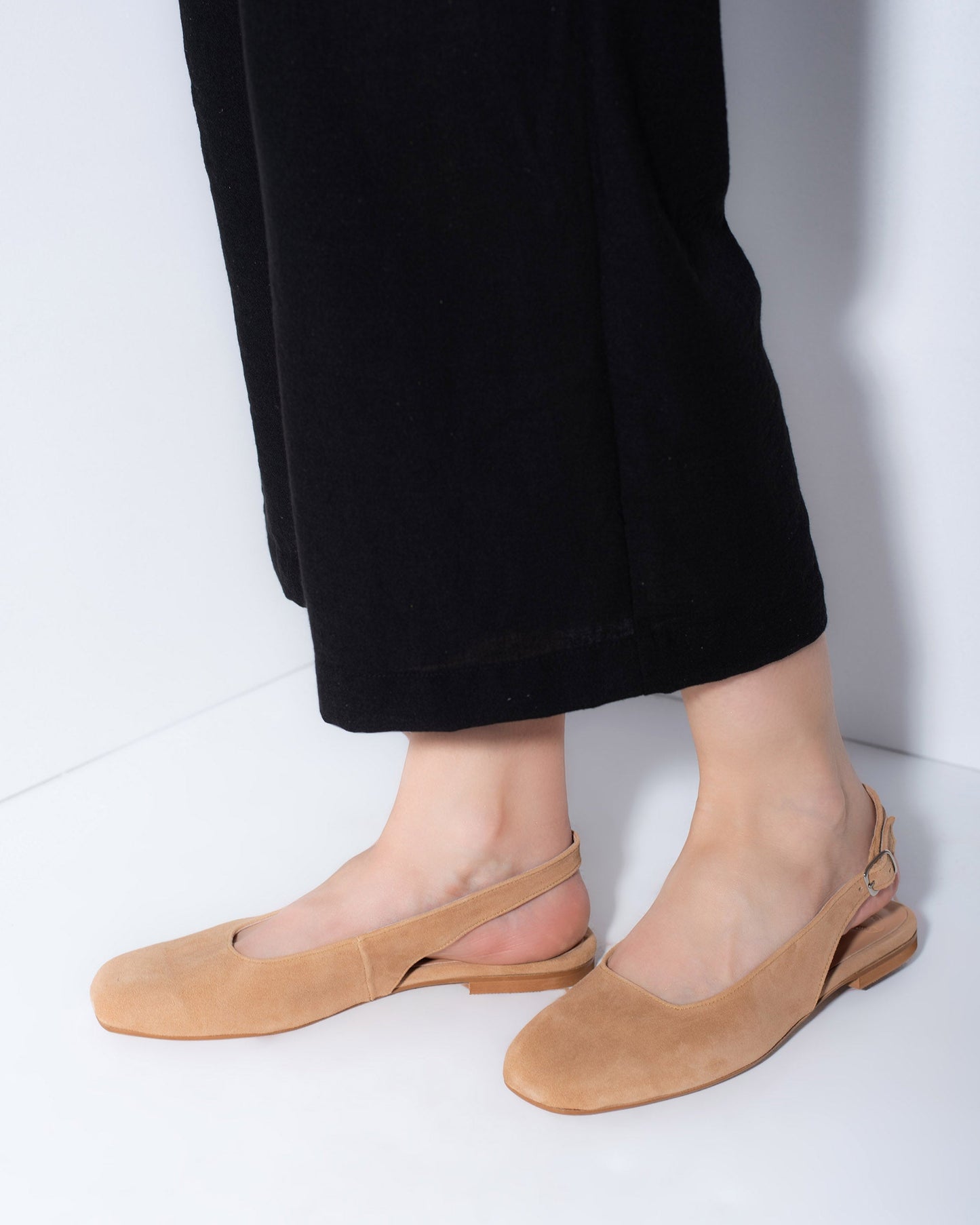 Beige Leather Shoes, Hailey - PinkyPromiseAccs