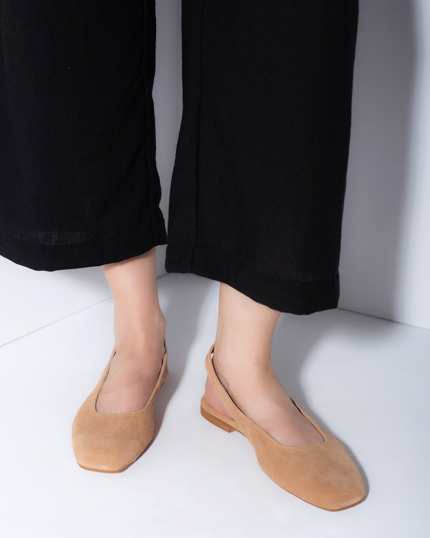 Beige Leather Shoes, Hailey - PinkyPromiseAccs