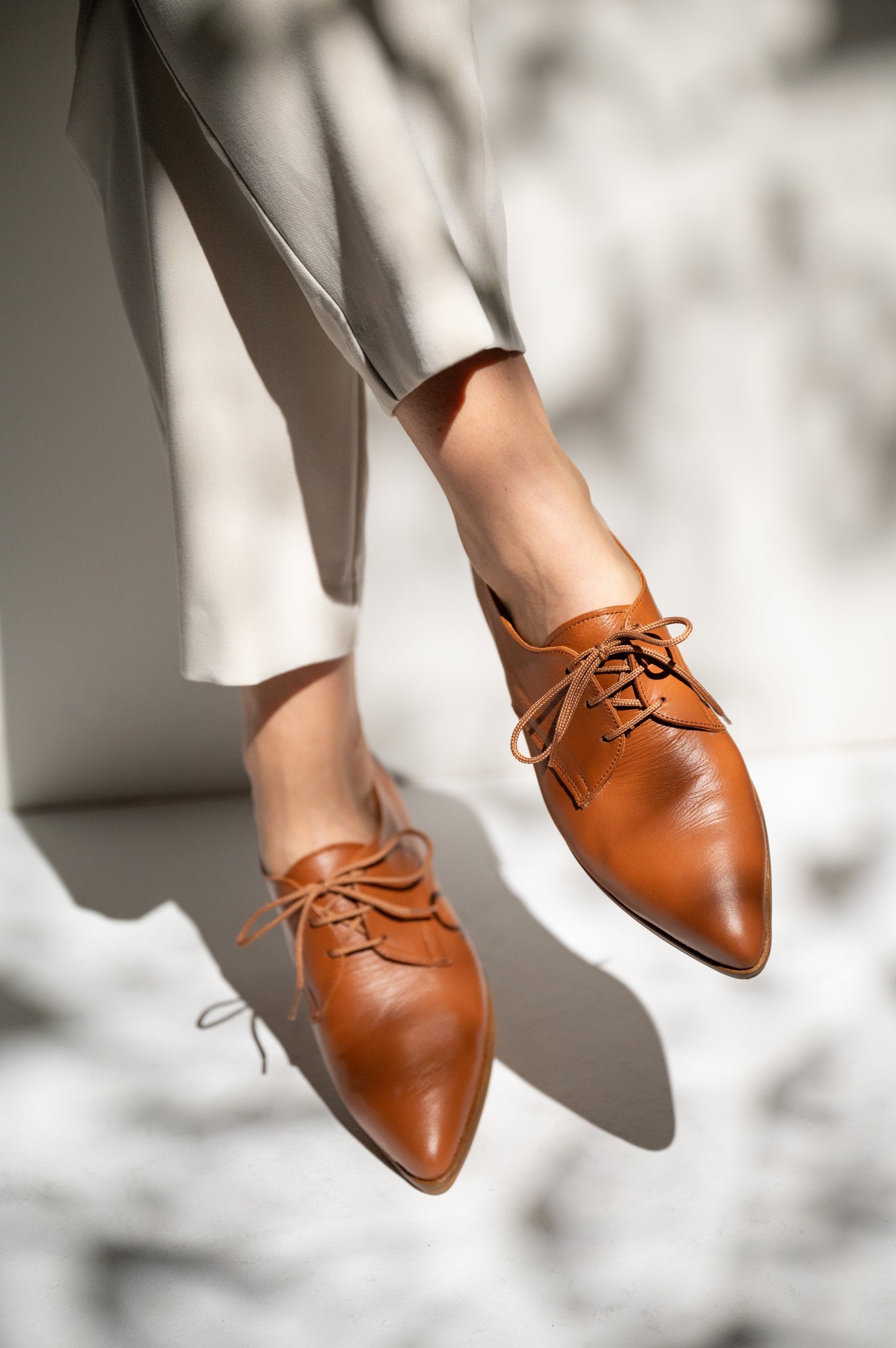handmade brown shoes
