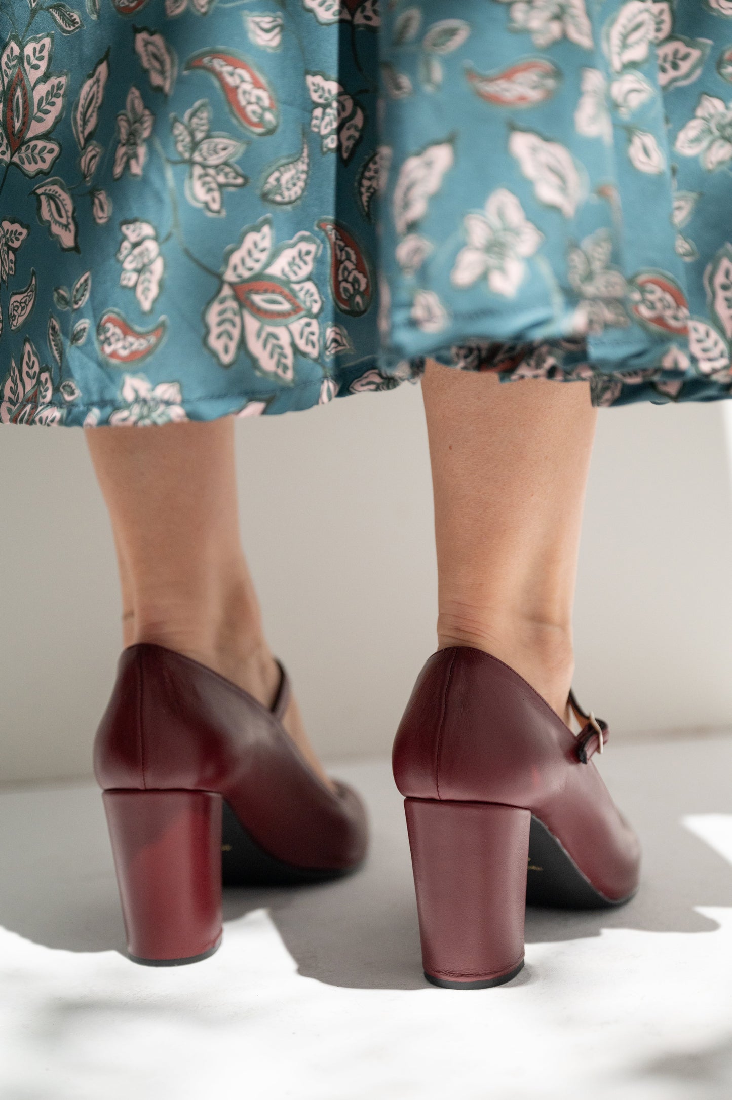 burgundy heels