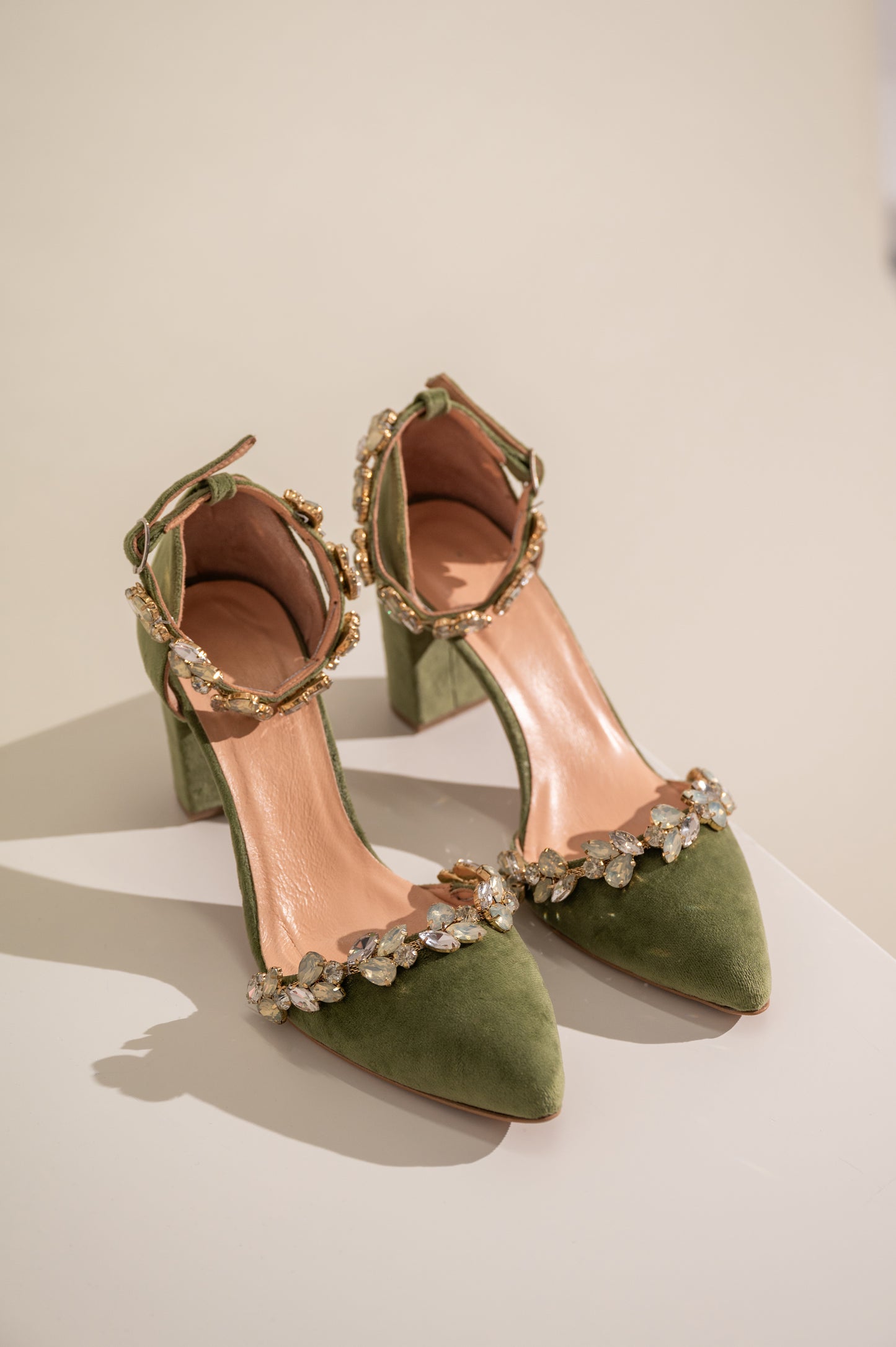 sage green wedding shoes