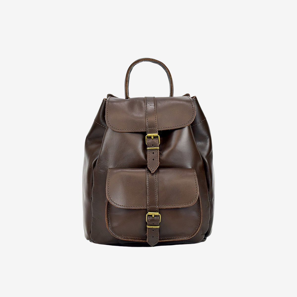 handmade leather backpack for women