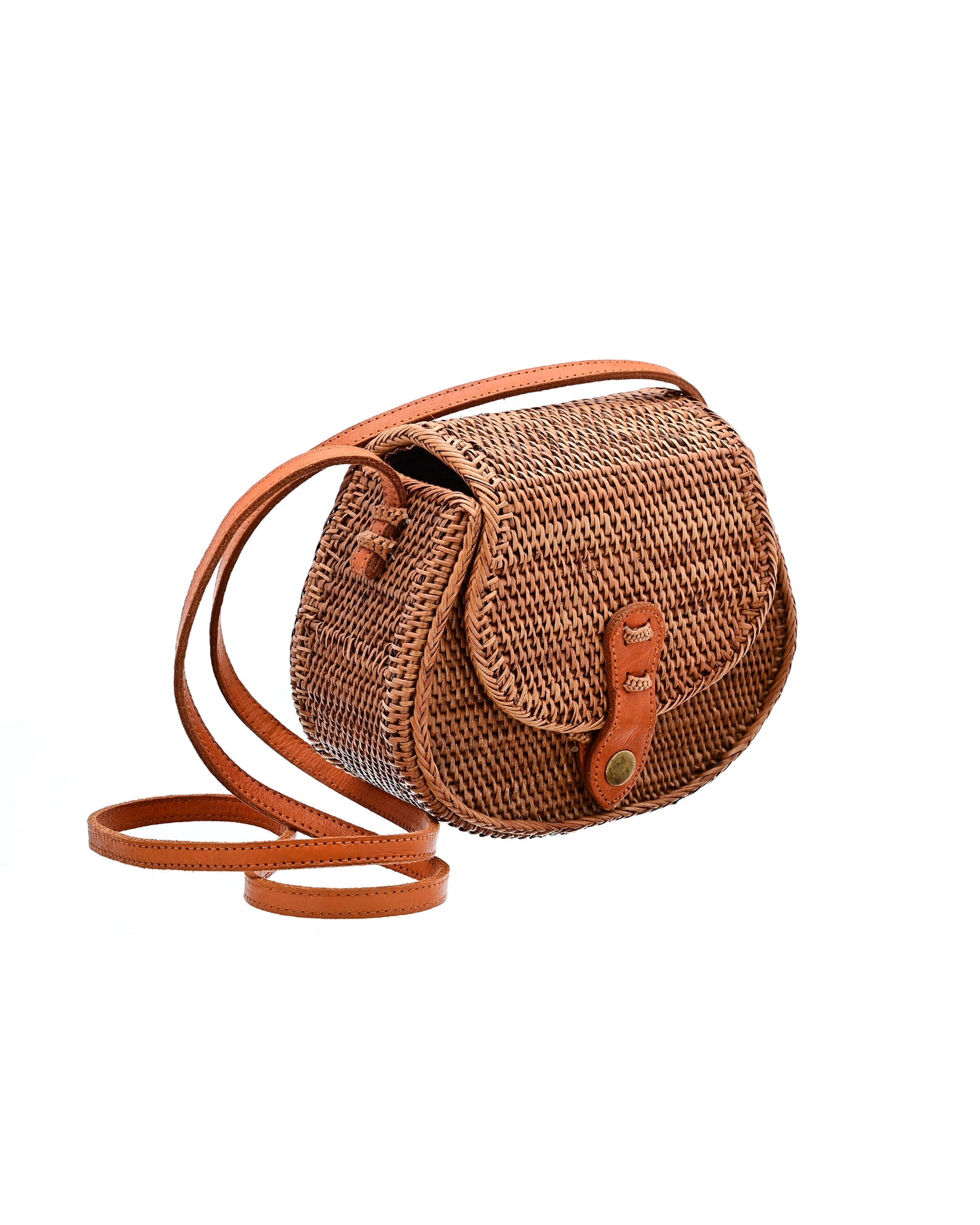 Rattan Crossbody Summer Bag, Sunshine Spirit Satchel - PinkyPromiseAccs