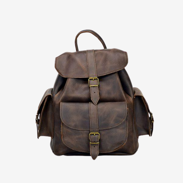 greek leather backpacks