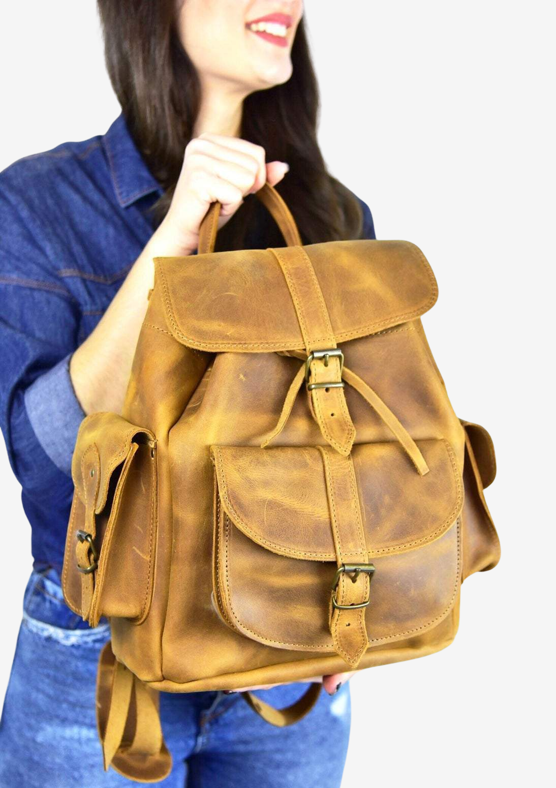 genuine Greek Leather bags