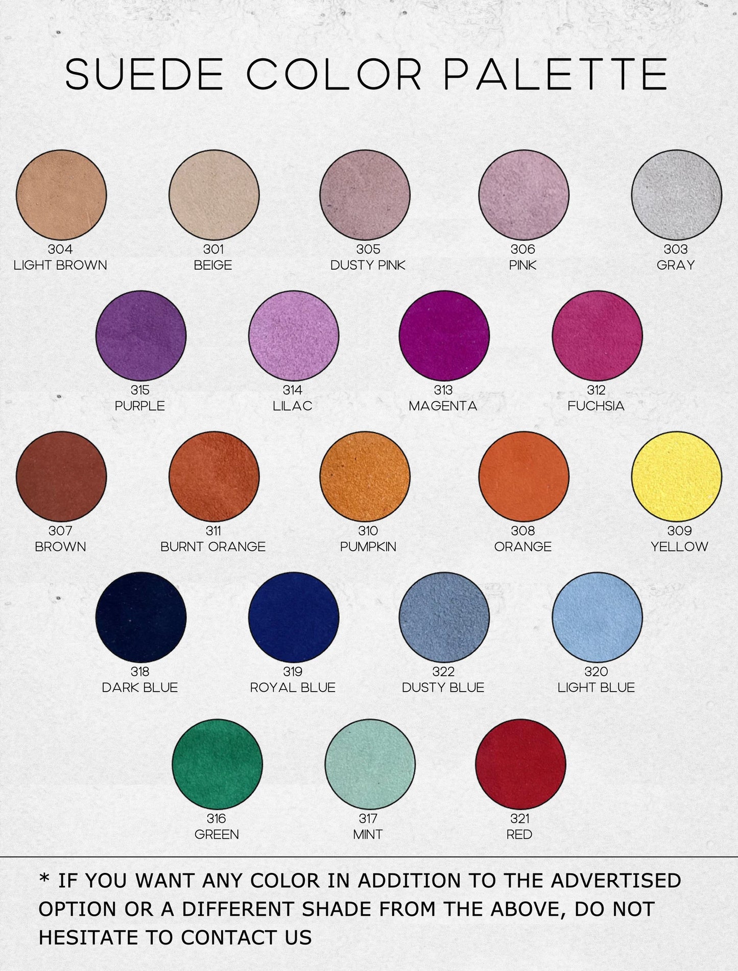 Shoe Color Palette for Custom Orders – PinkyPromiseAccs