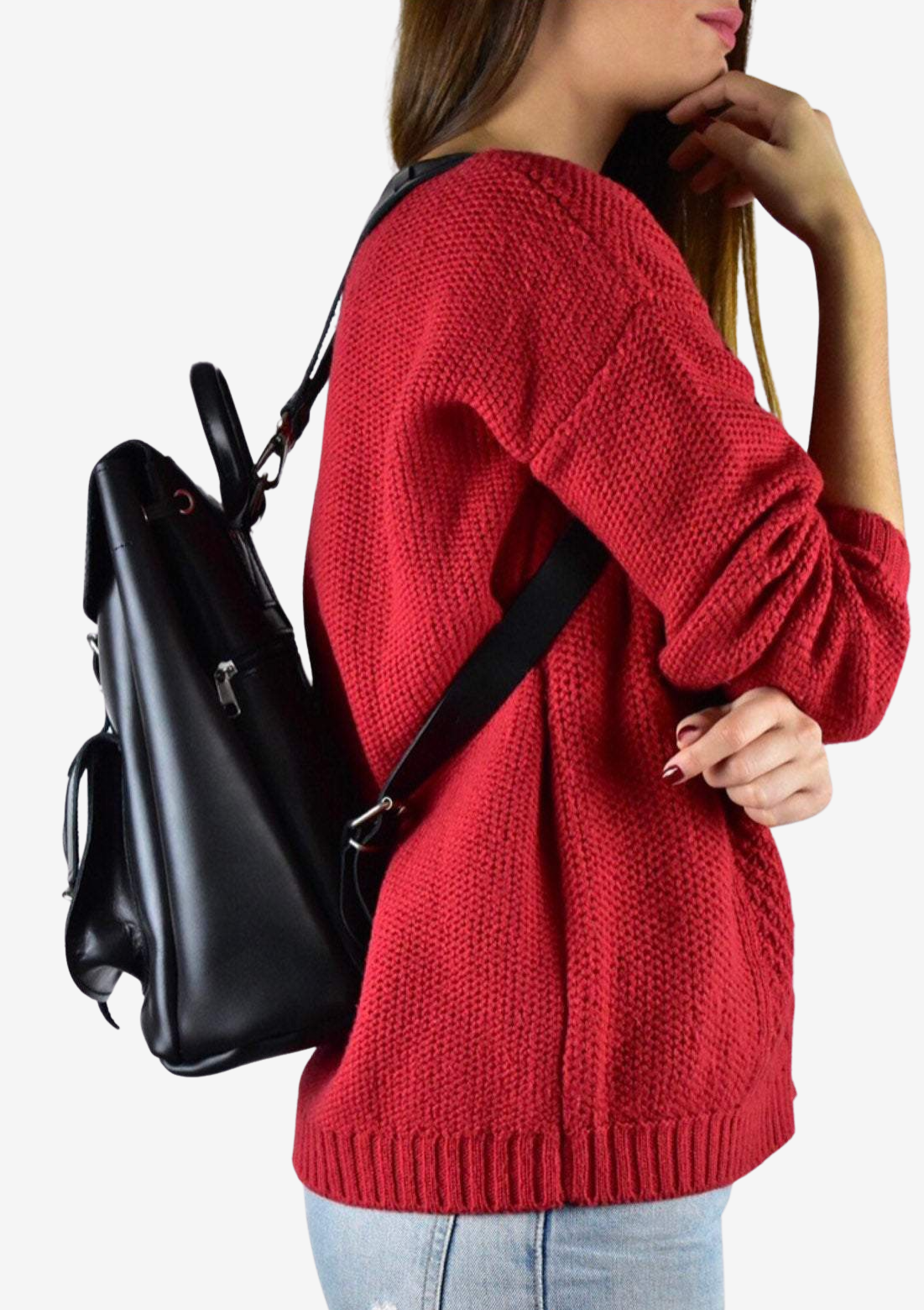 womens leather backpacks