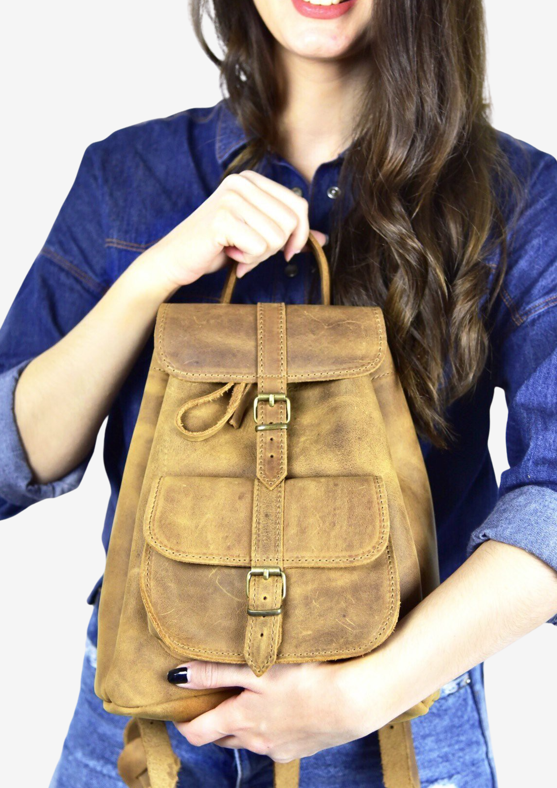 genuine Greek Leather backpacks