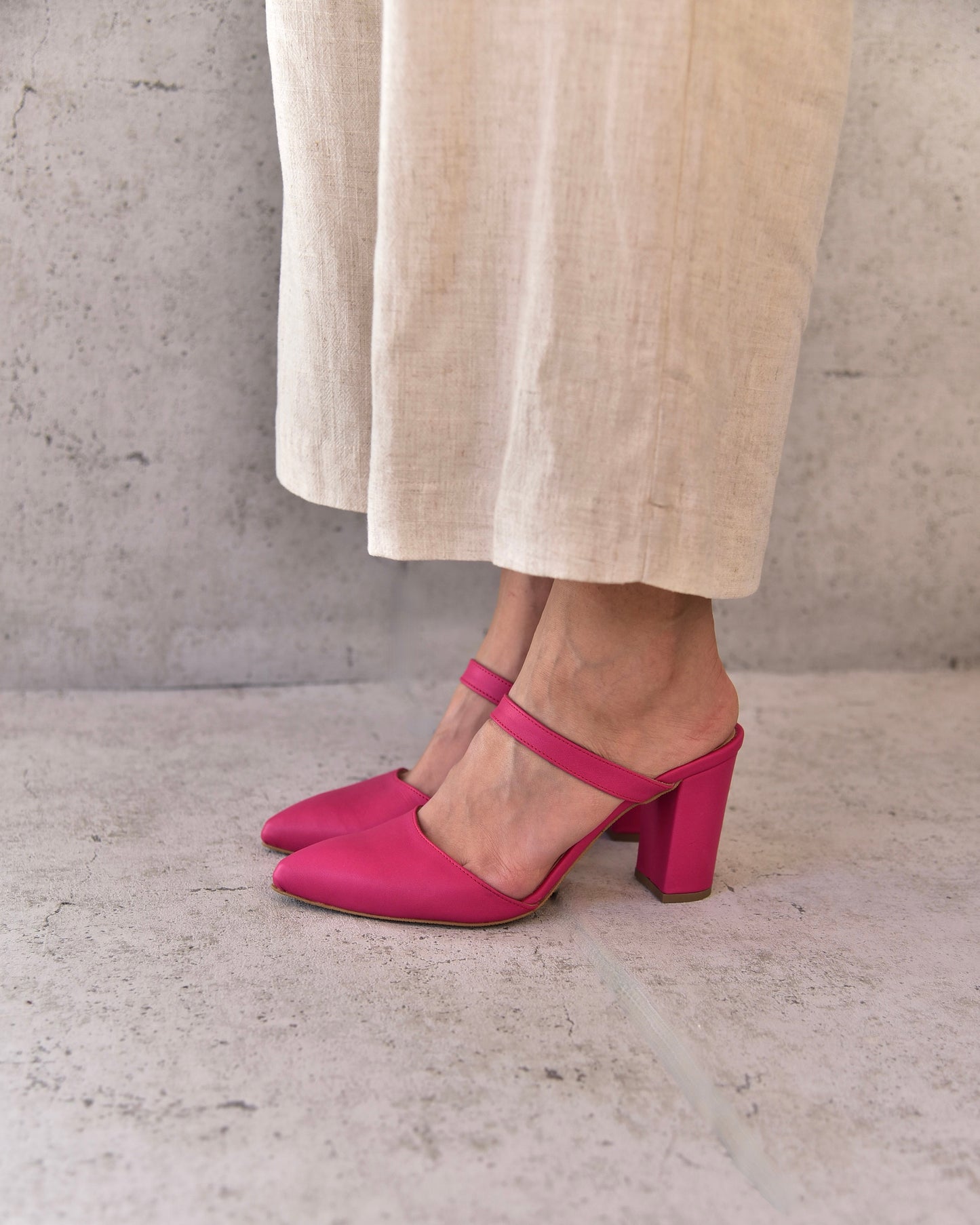 Fuchsia Women Shoes, Eugenia - PinkyPromiseAccs