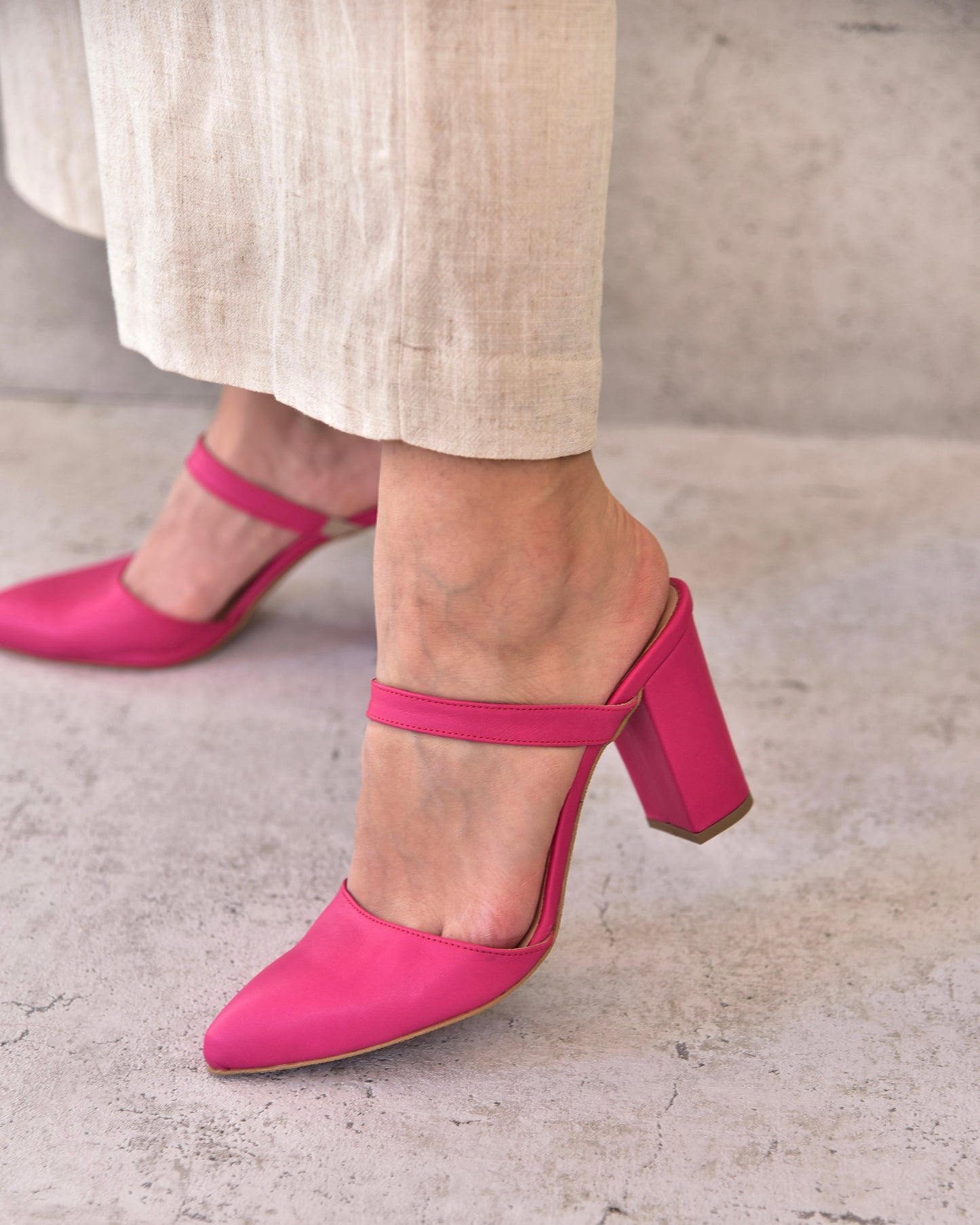 Fuchsia Women Shoes, Eugenia - PinkyPromiseAccs