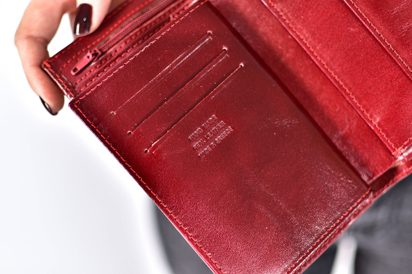 Leather Wallet, Lena - PinkyPromiseAccs