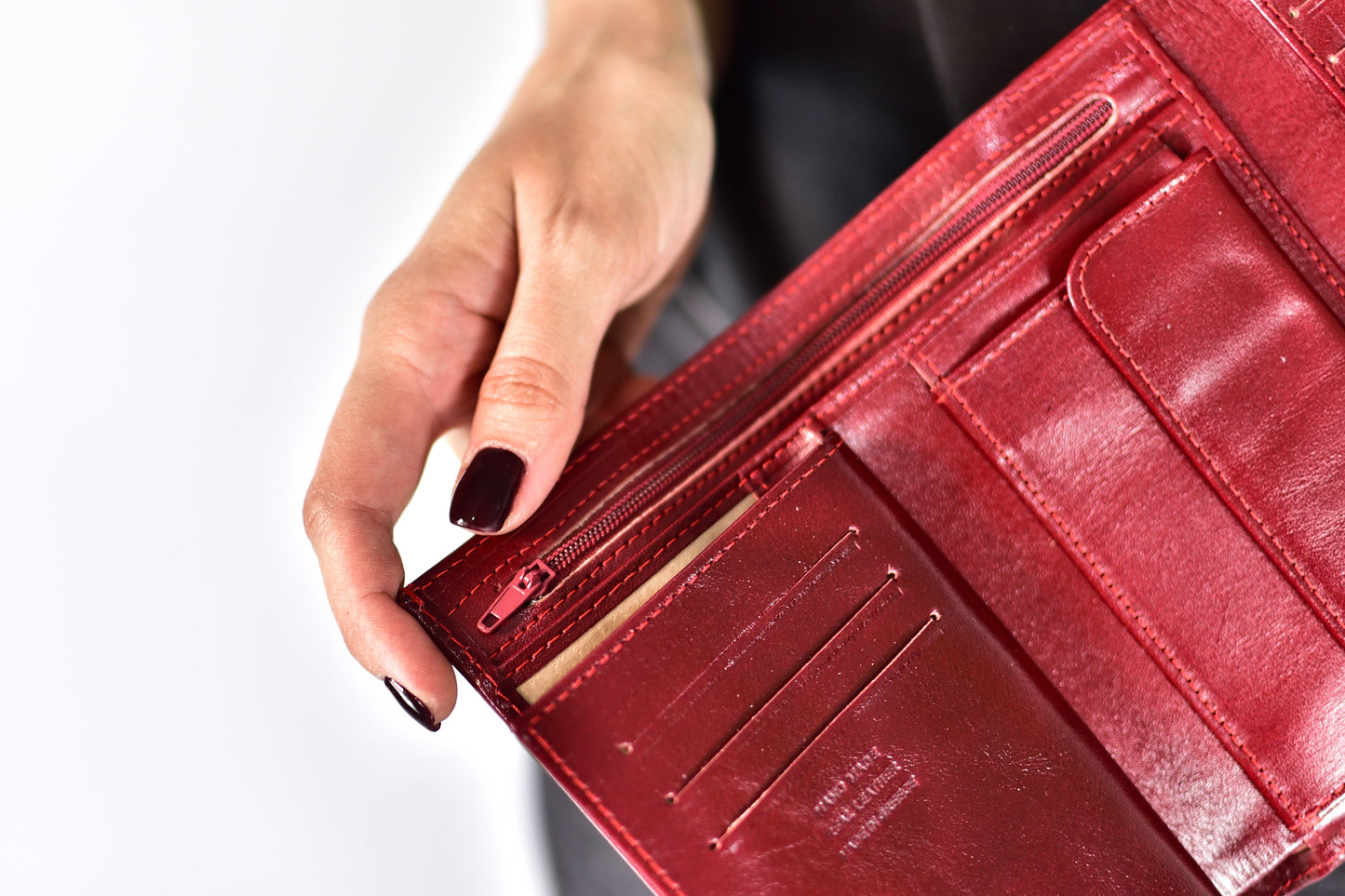 Leather Wallet, Lena - PinkyPromiseAccs