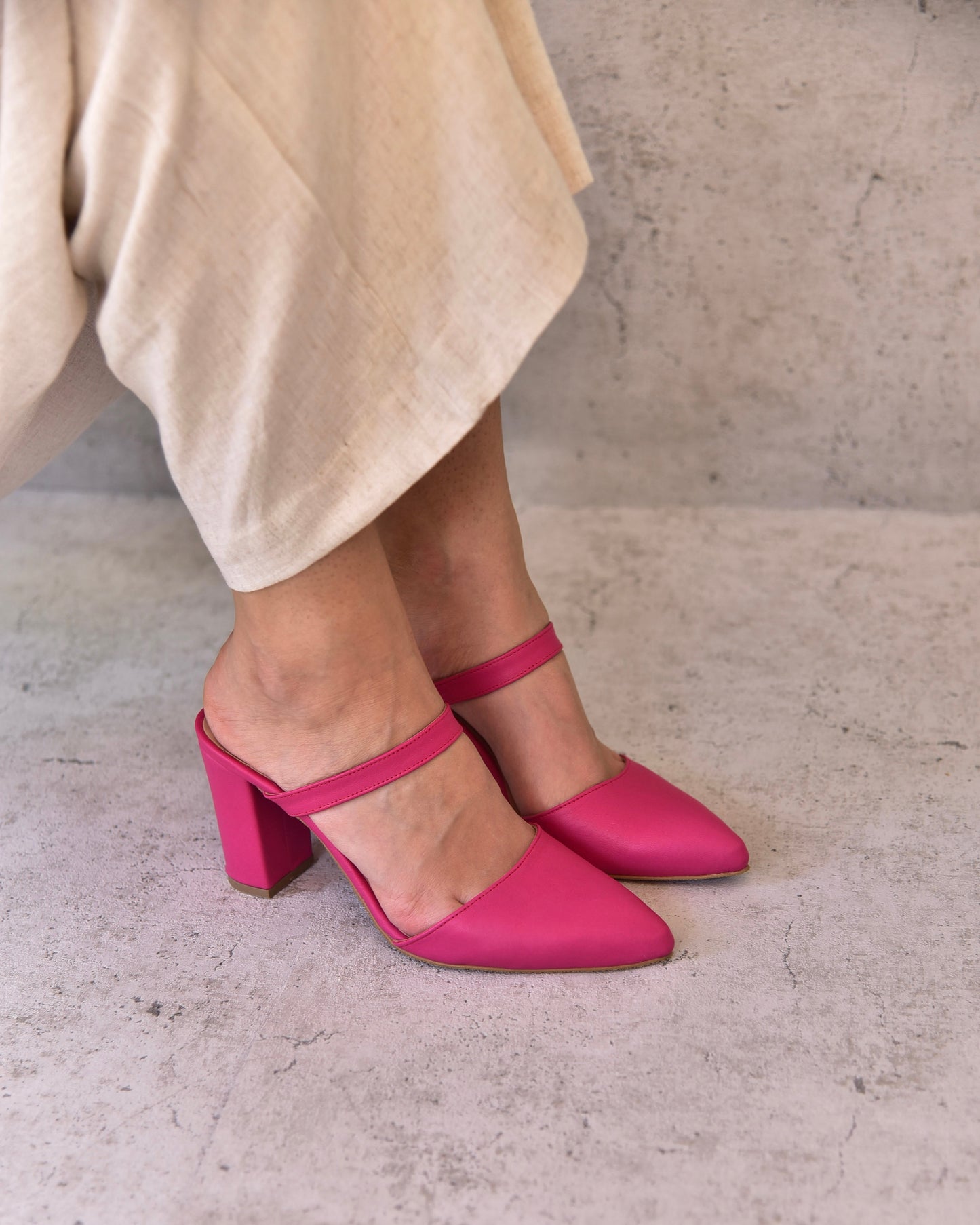 Fuchsia Women Shoes, Eugenia - PinkyPromiseAccs