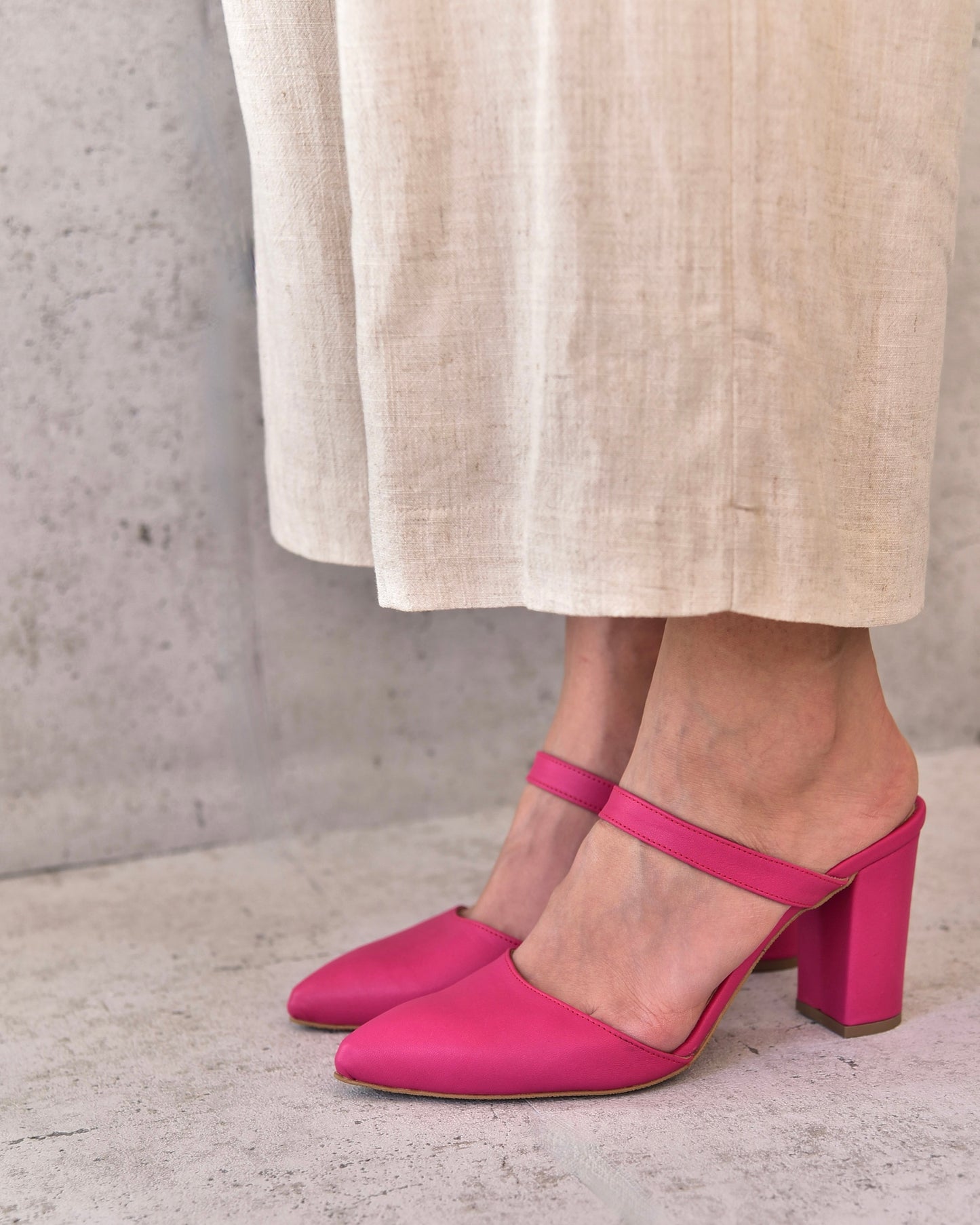 Fuchsia Women Shoes, Eugenia - PinkyPromiseAccs