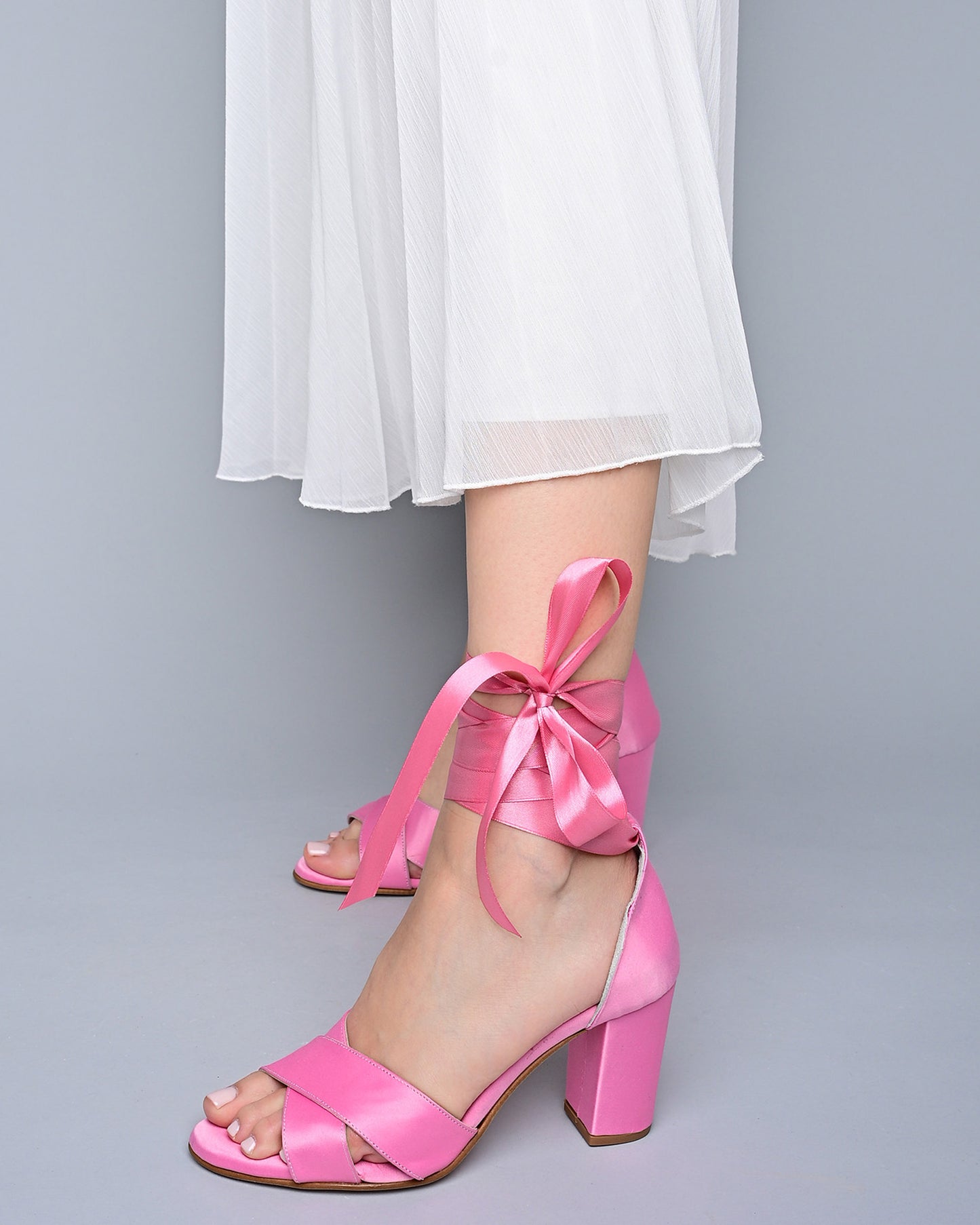 pink shoes