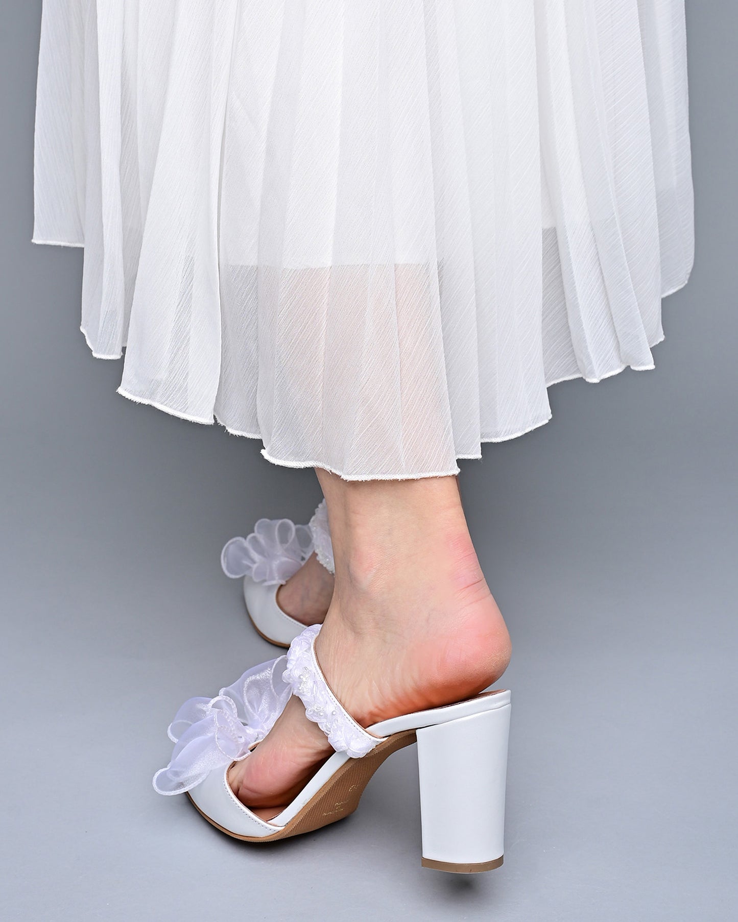bridal shoes block heel