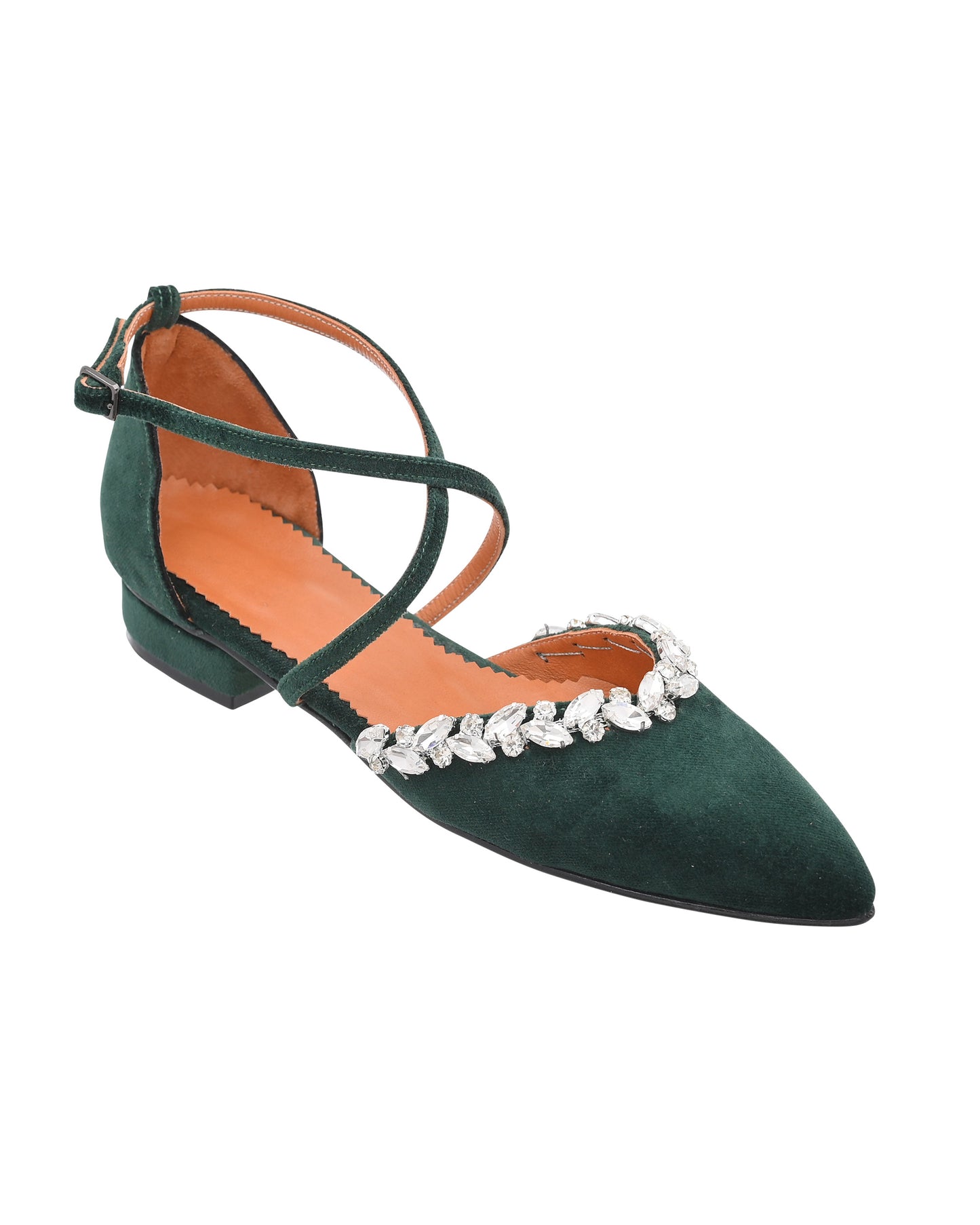 dark green shoes