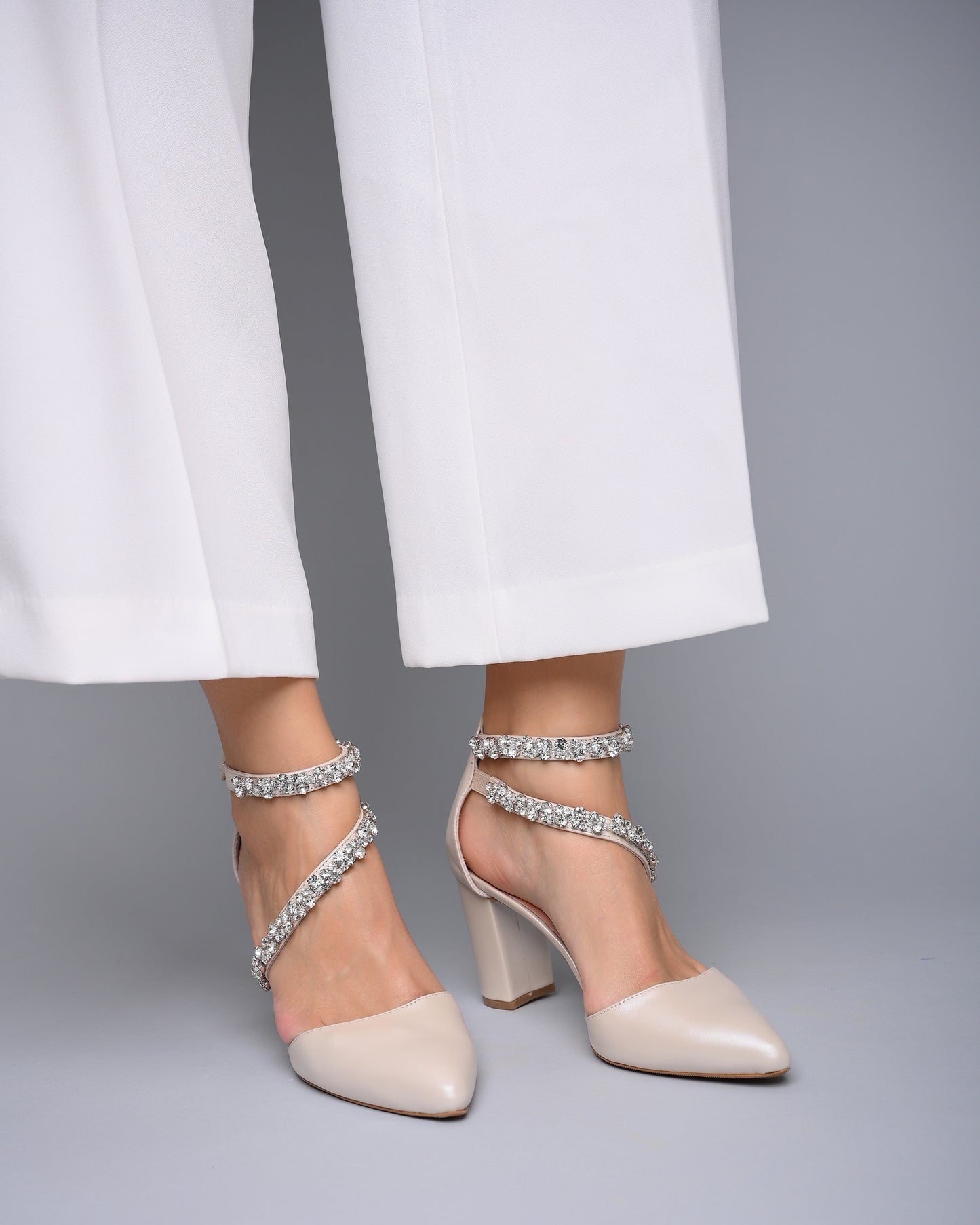 bridal shoes heels ivory