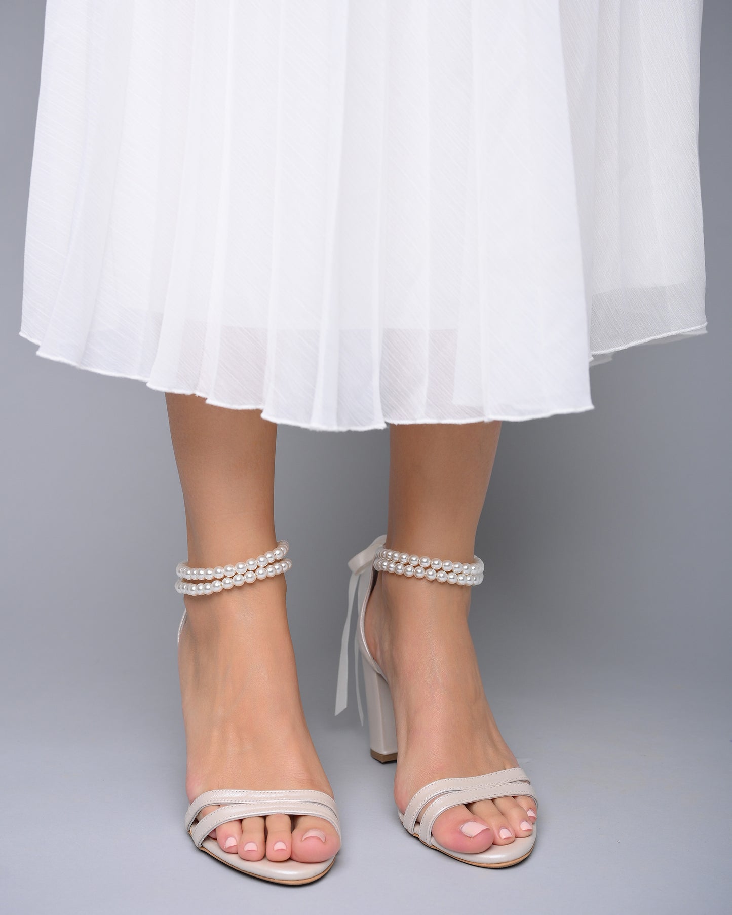 wedding shoes for bride block heel