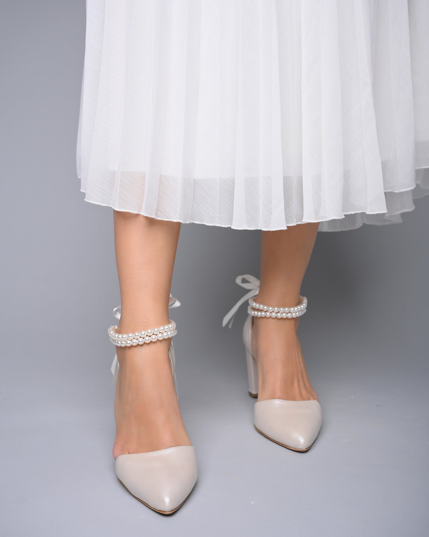 wedding shoes for bride block heel