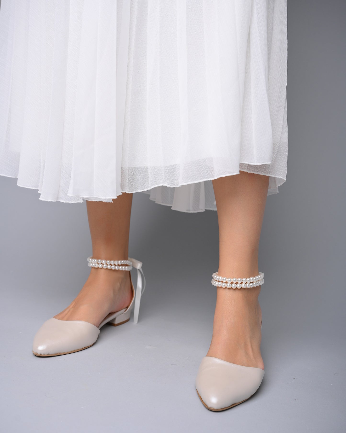 low heel wedding shoes