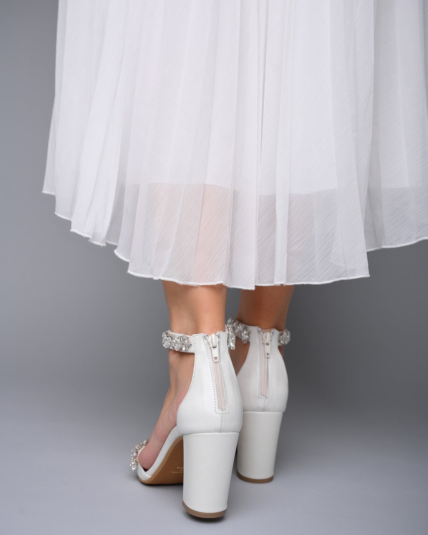 bridal shoes block heel