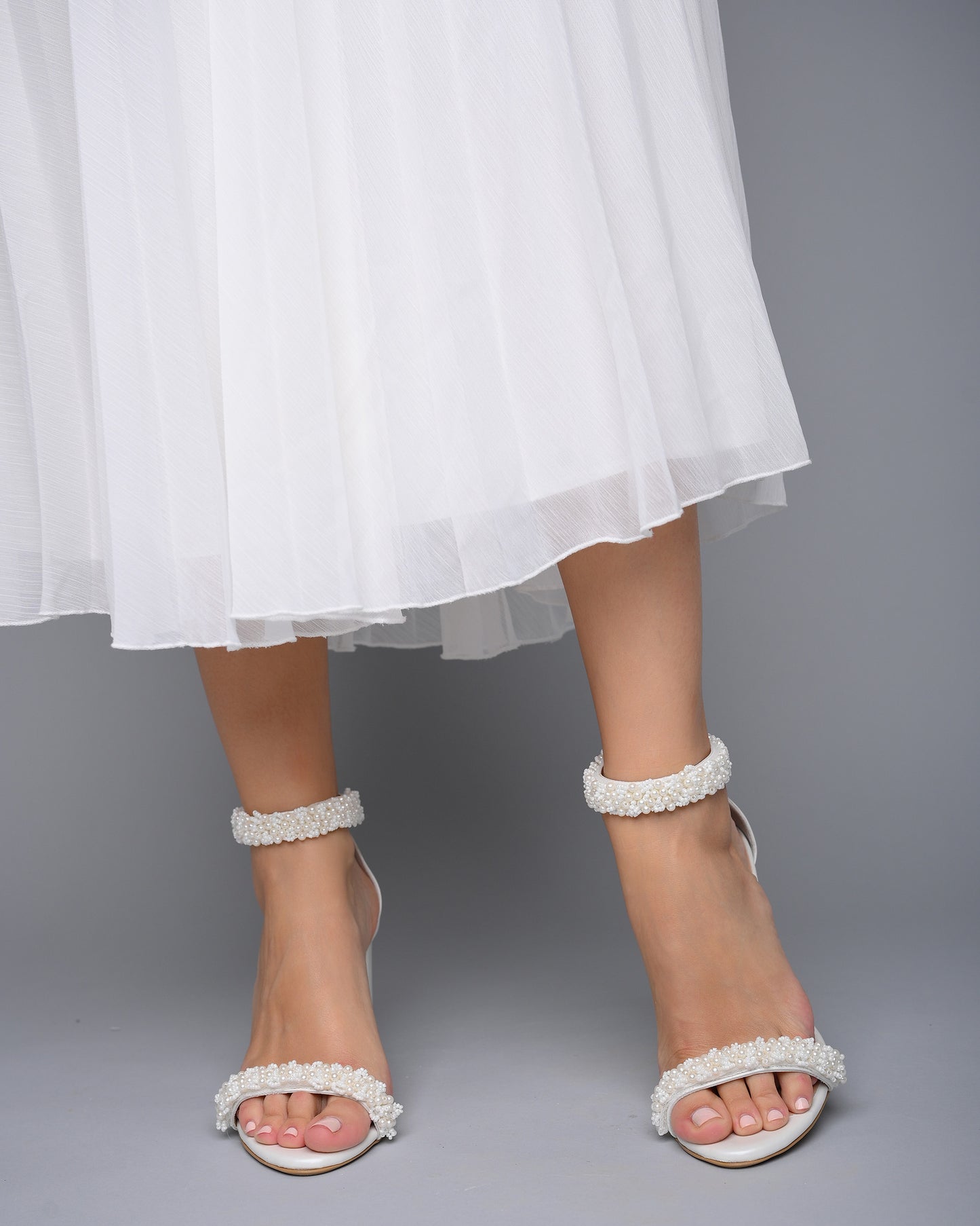 wedding shoes for bride block heel