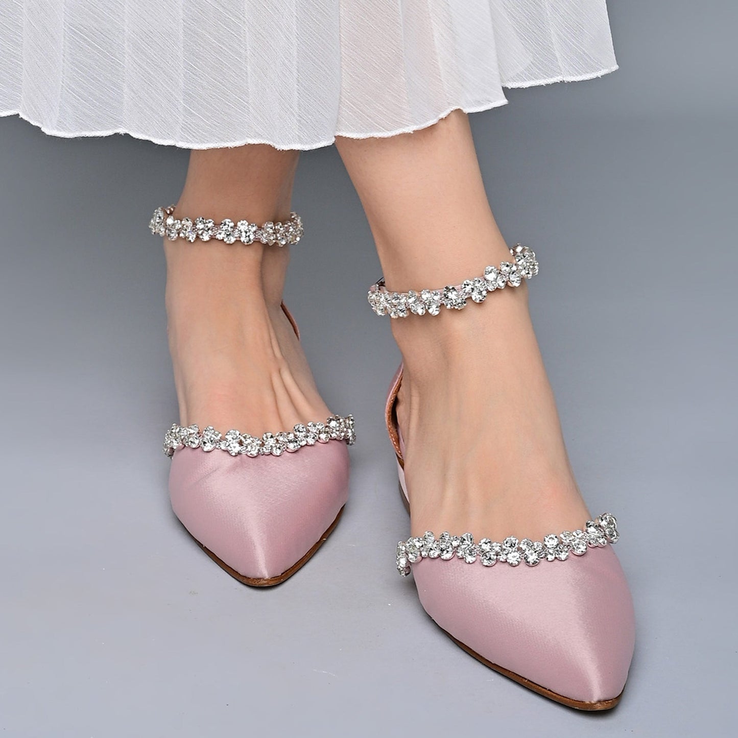 low heel wedding shoes